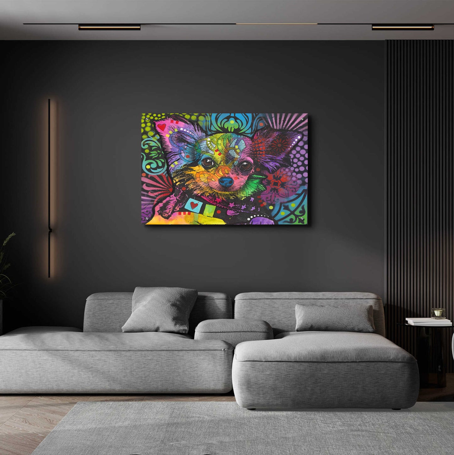 Epic Art 'Chi Chi' by Dean Russo, Acrylic Glass Wall Art,36x24