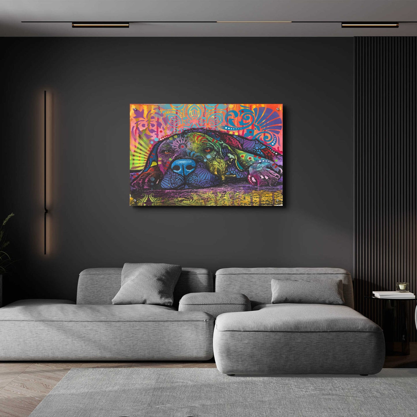 Epic Art 'Lay Down' by Dean Russo, Acrylic Glass Wall Art,36x24