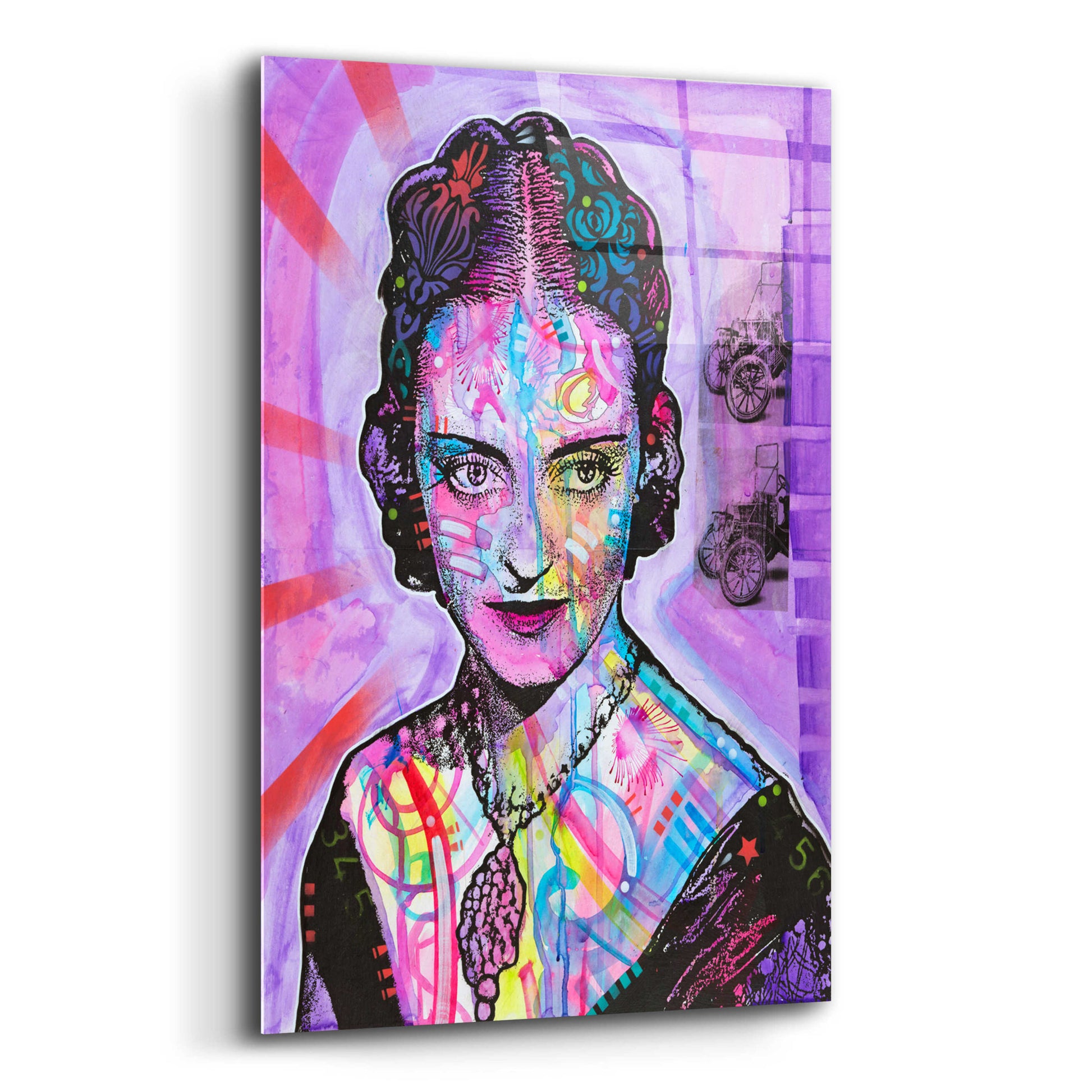 Epic Art 'Bette Davis' by Dean Russo, Acrylic Glass Wall Art,12x16