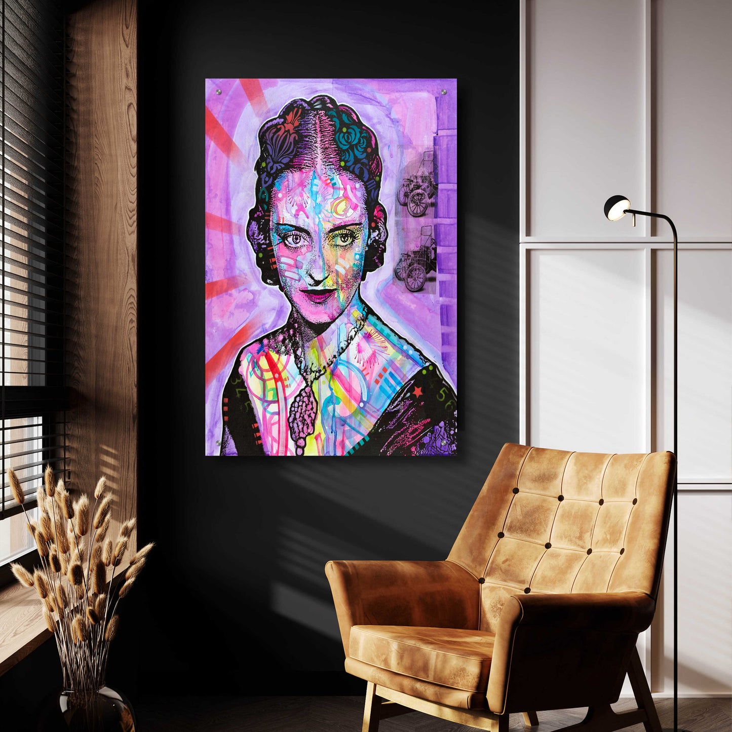 Epic Art 'Bette Davis' by Dean Russo, Acrylic Glass Wall Art,24x36