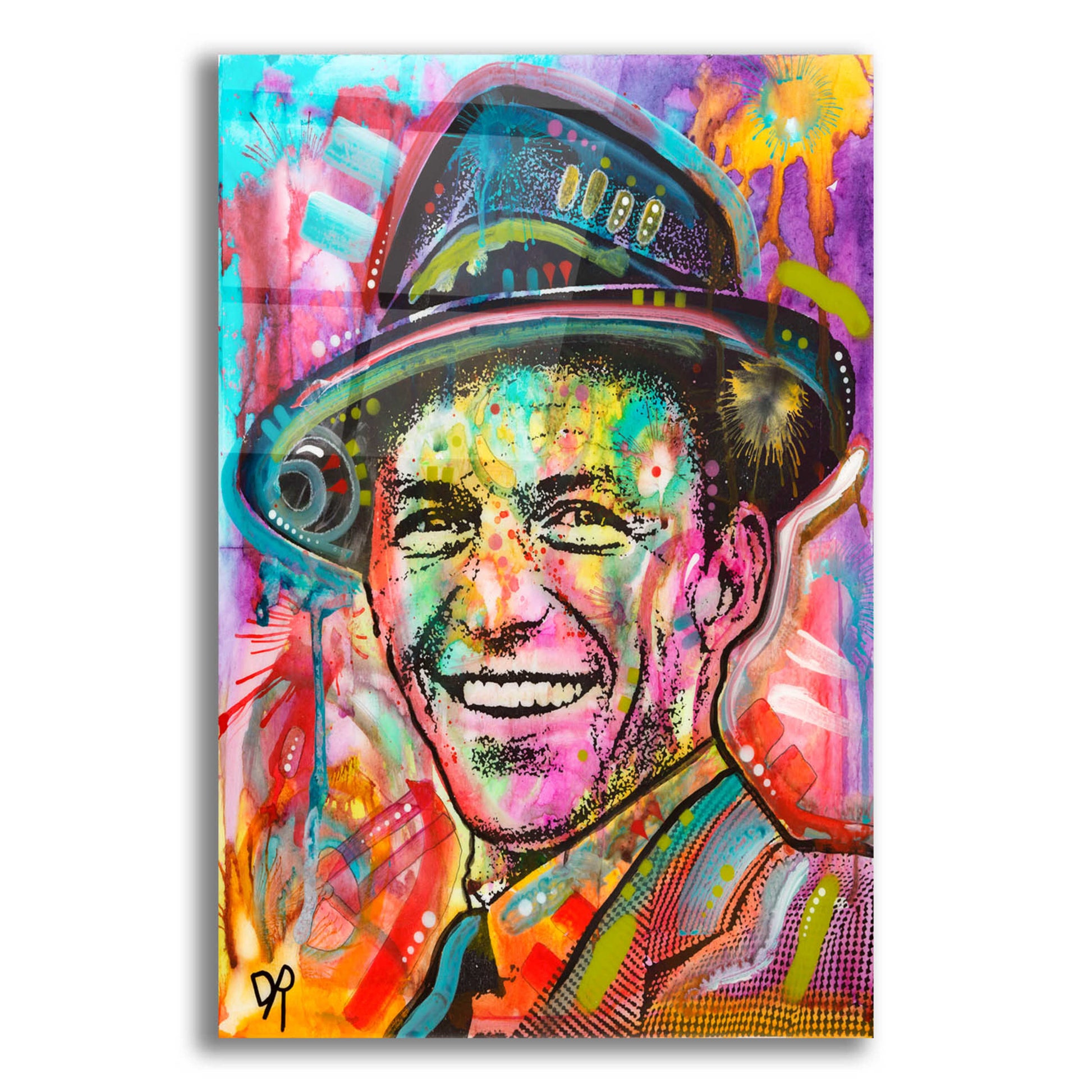 Epic Art 'Frank Sinatra I' by Dean Russo, Acrylic Glass Wall Art,12x16