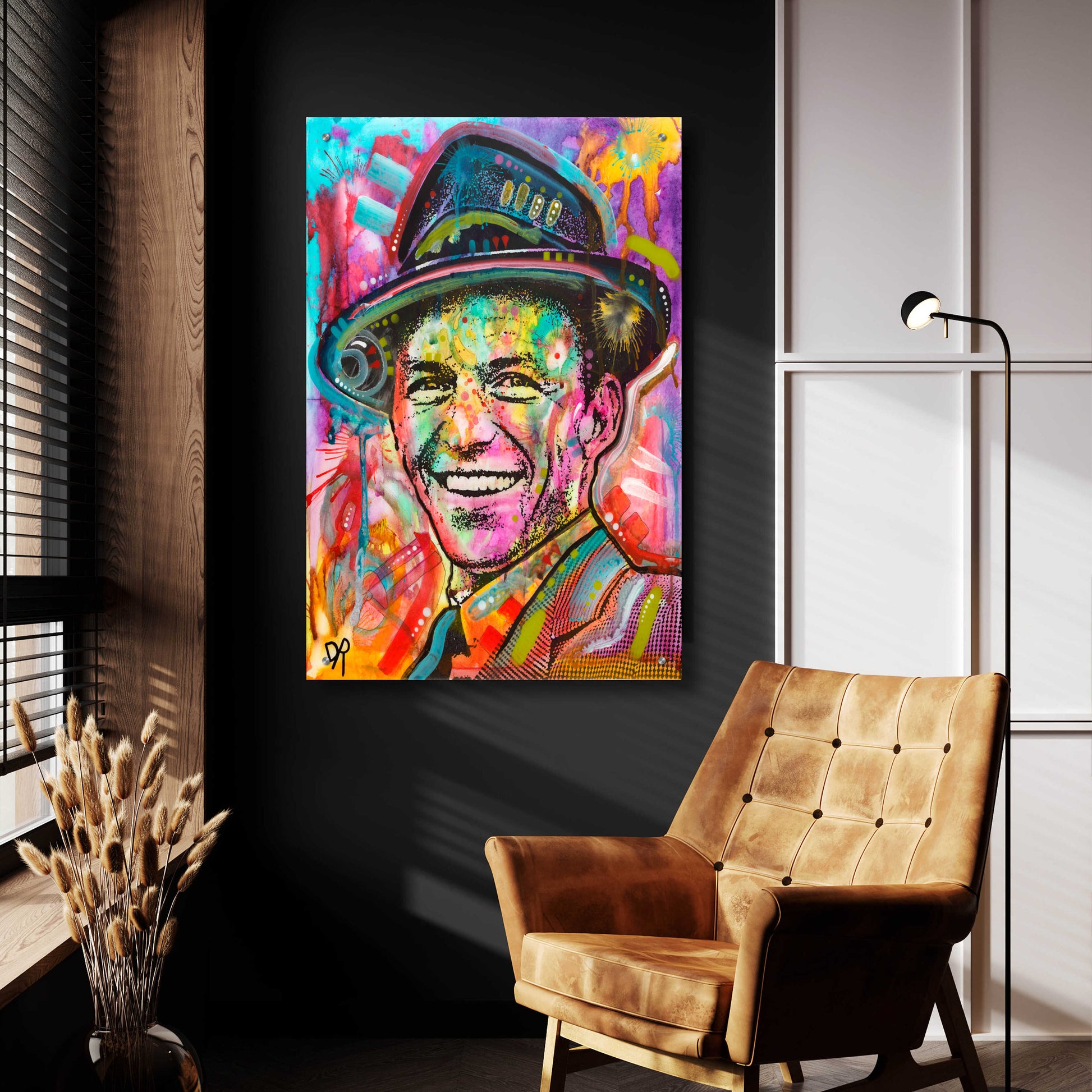 Epic Art 'Frank Sinatra I' by Dean Russo, Acrylic Glass Wall Art,24x36