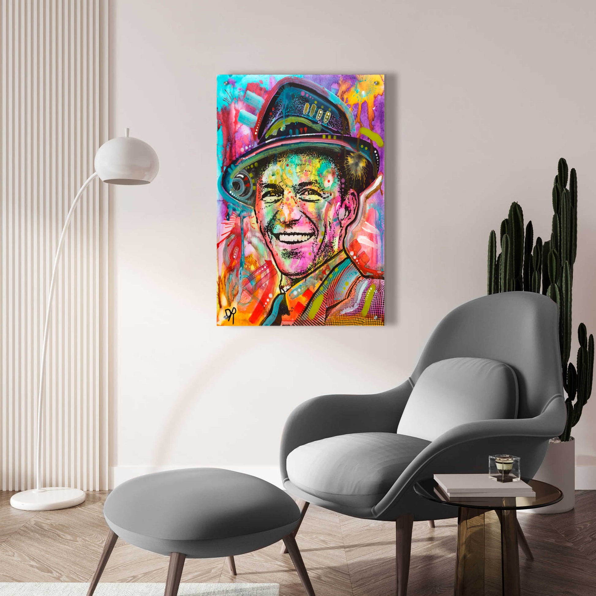 Epic Art 'Frank Sinatra I' by Dean Russo, Acrylic Glass Wall Art,24x36