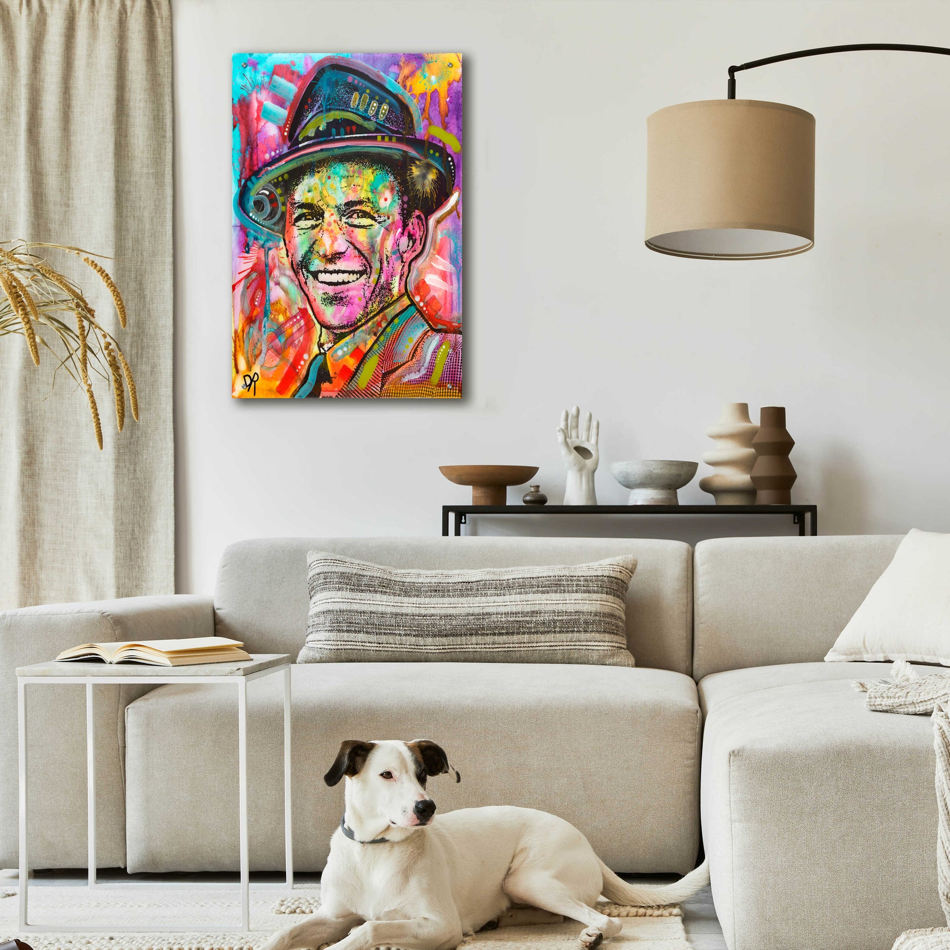 Epic Art 'Frank Sinatra I' by Dean Russo, Acrylic Glass Wall Art,24x36