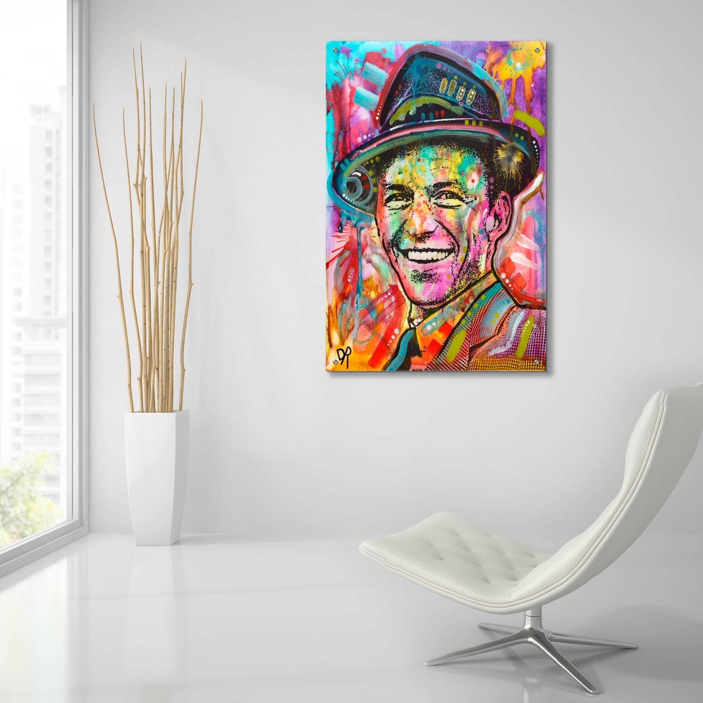 Epic Art 'Frank Sinatra I' by Dean Russo, Acrylic Glass Wall Art,24x36