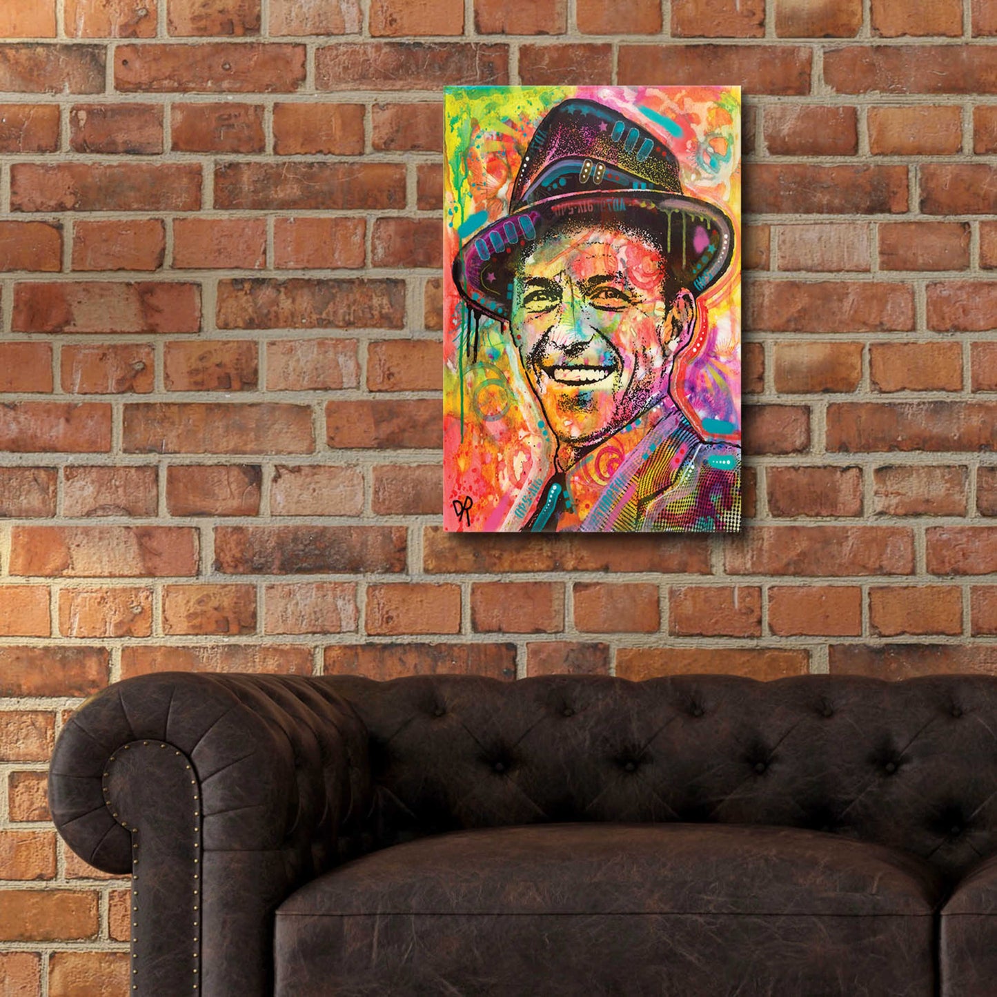 Epic Art 'Frank Sinatra II' by Dean Russo, Acrylic Glass Wall Art,16x24