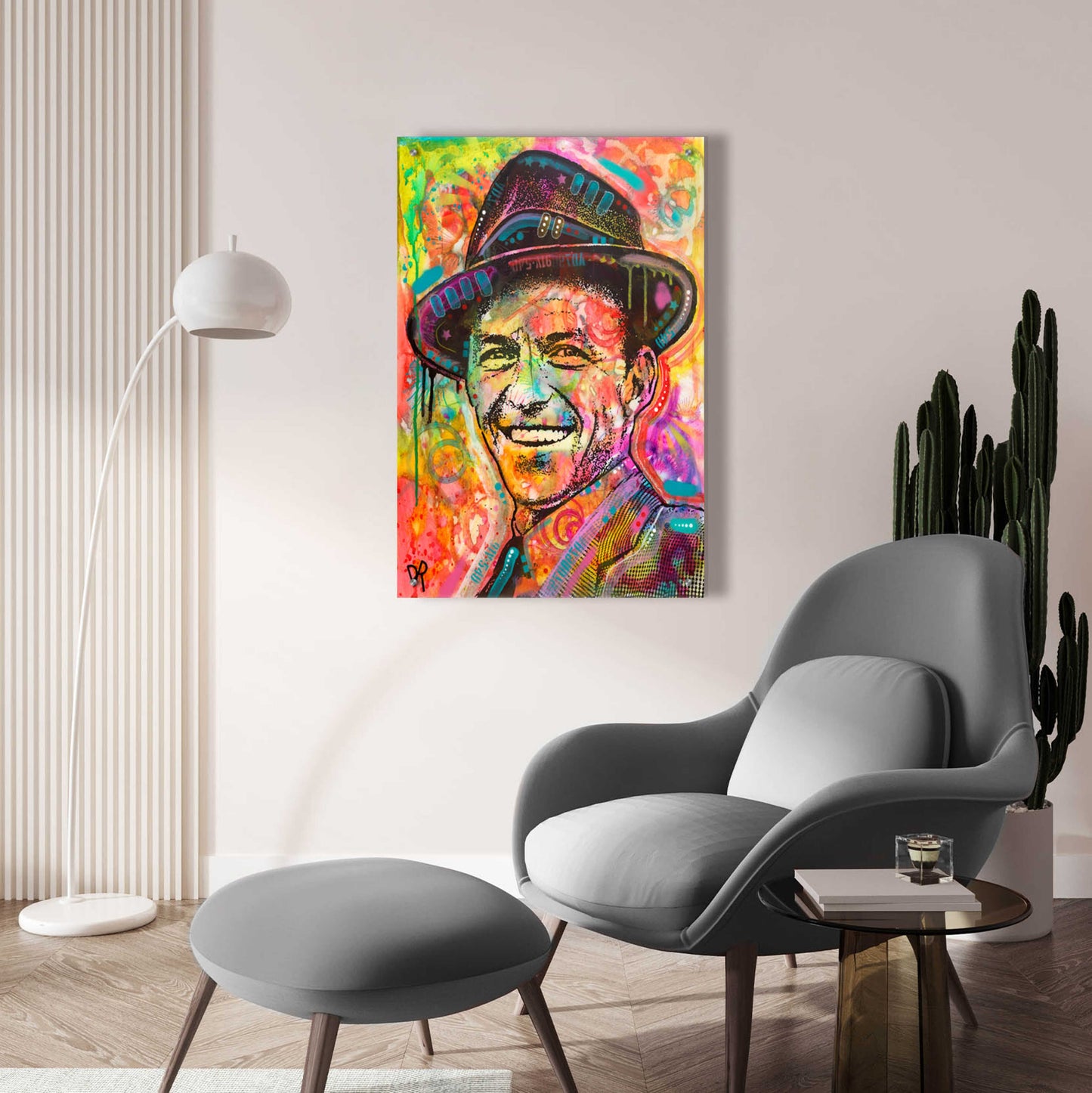 Epic Art 'Frank Sinatra II' by Dean Russo, Acrylic Glass Wall Art,24x36