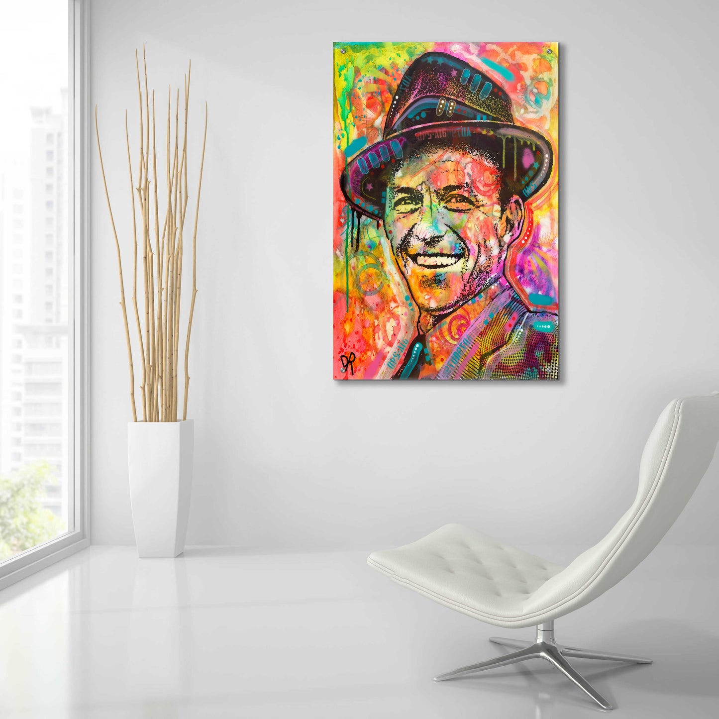Epic Art 'Frank Sinatra II' by Dean Russo, Acrylic Glass Wall Art,24x36
