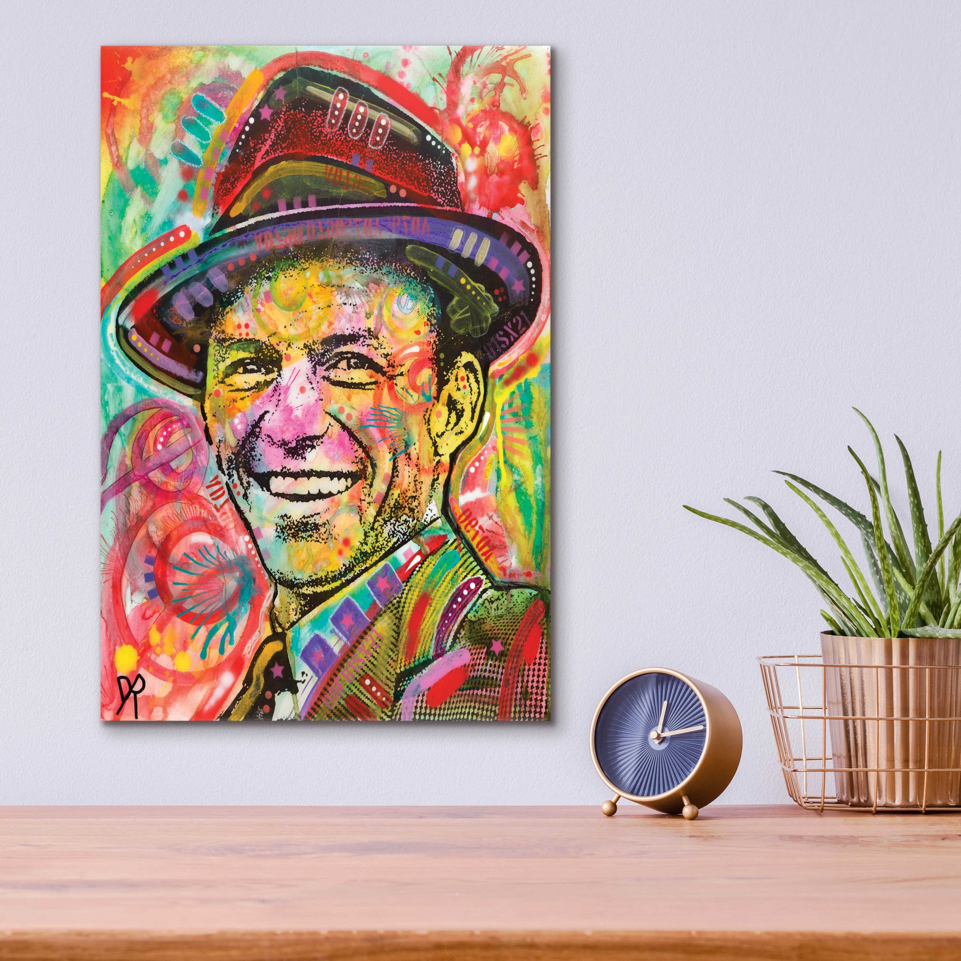 Epic Art 'Frank Sinatra III' by Dean Russo, Acrylic Glass Wall Art,12x16