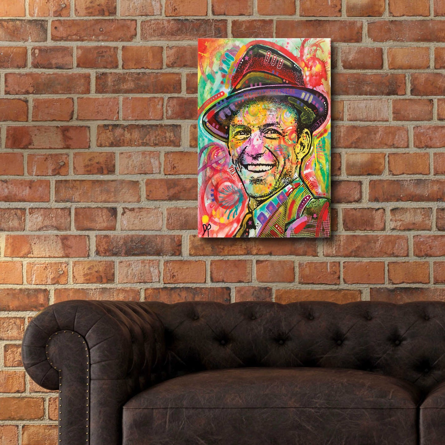 Epic Art 'Frank Sinatra III' by Dean Russo, Acrylic Glass Wall Art,16x24