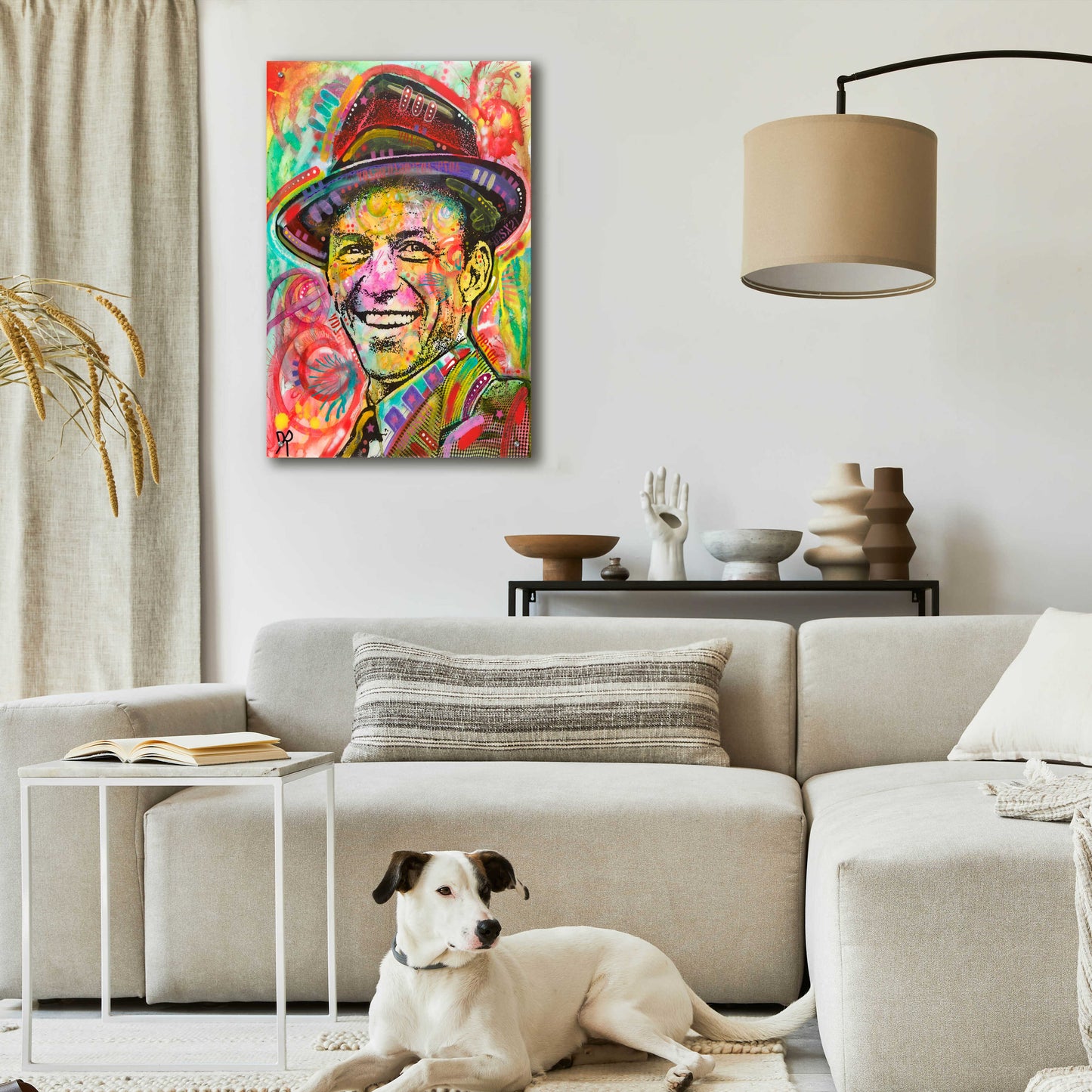 Epic Art 'Frank Sinatra III' by Dean Russo, Acrylic Glass Wall Art,24x36