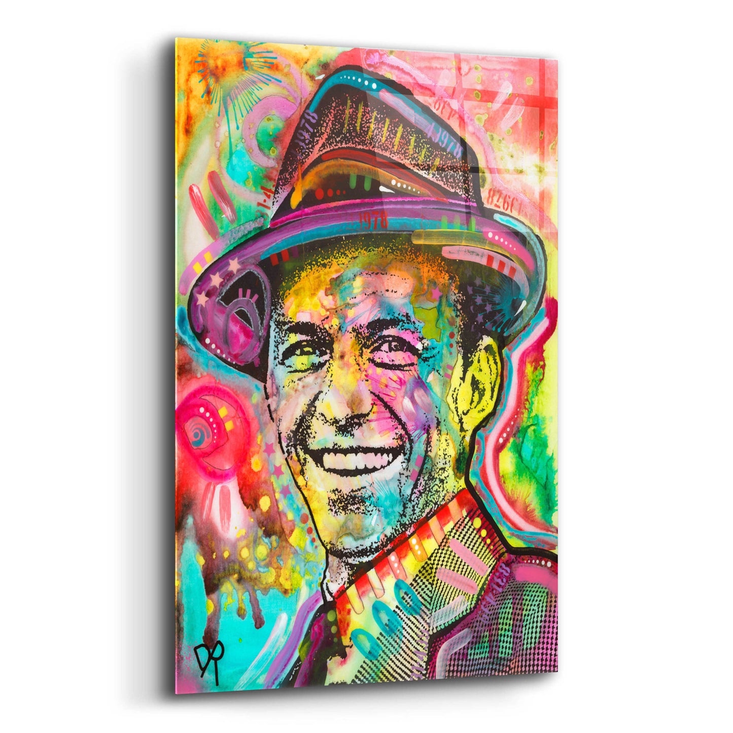 Epic Art 'Frank Sinatra IV' by Dean Russo, Acrylic Glass Wall Art,12x16