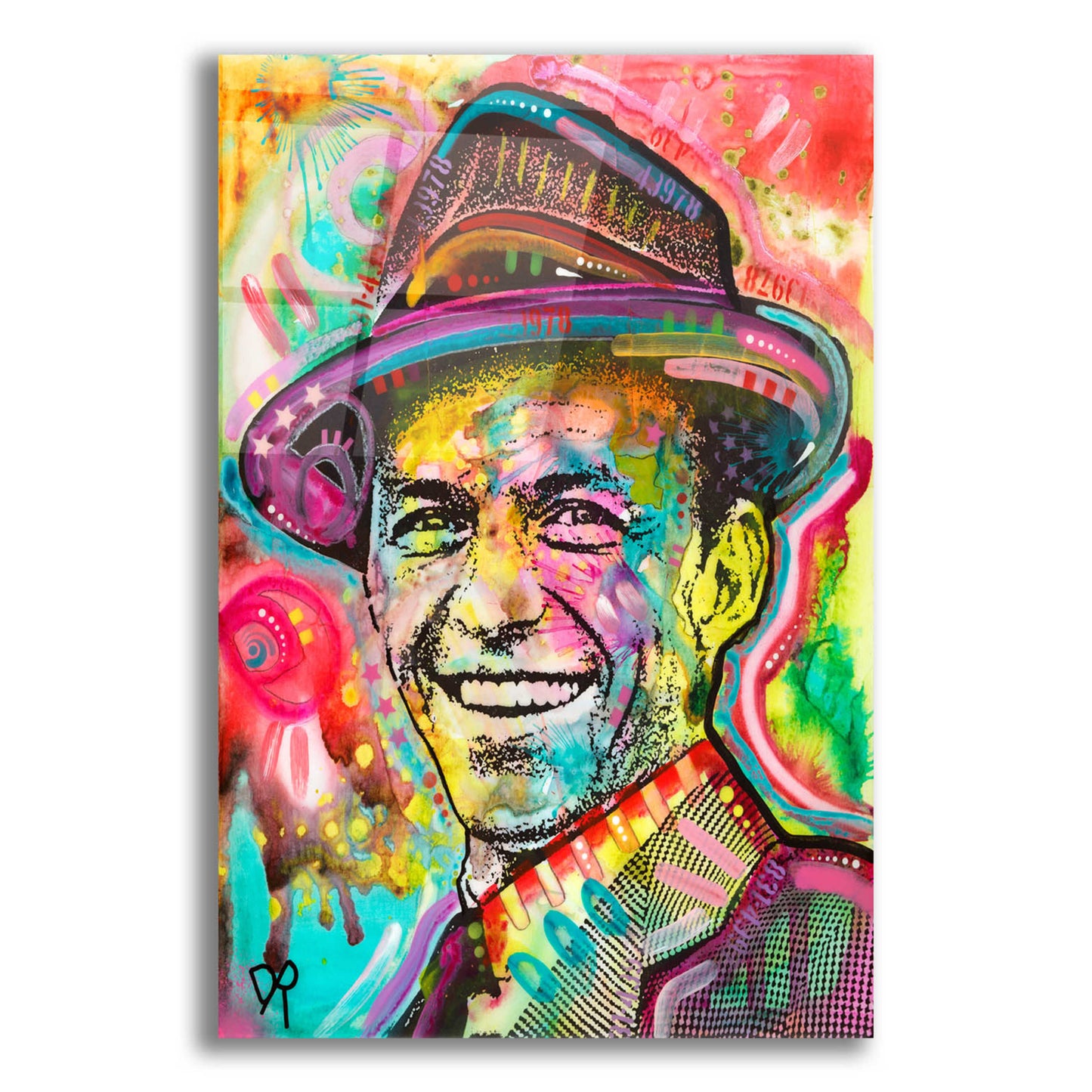 Epic Art 'Frank Sinatra IV' by Dean Russo, Acrylic Glass Wall Art,12x16