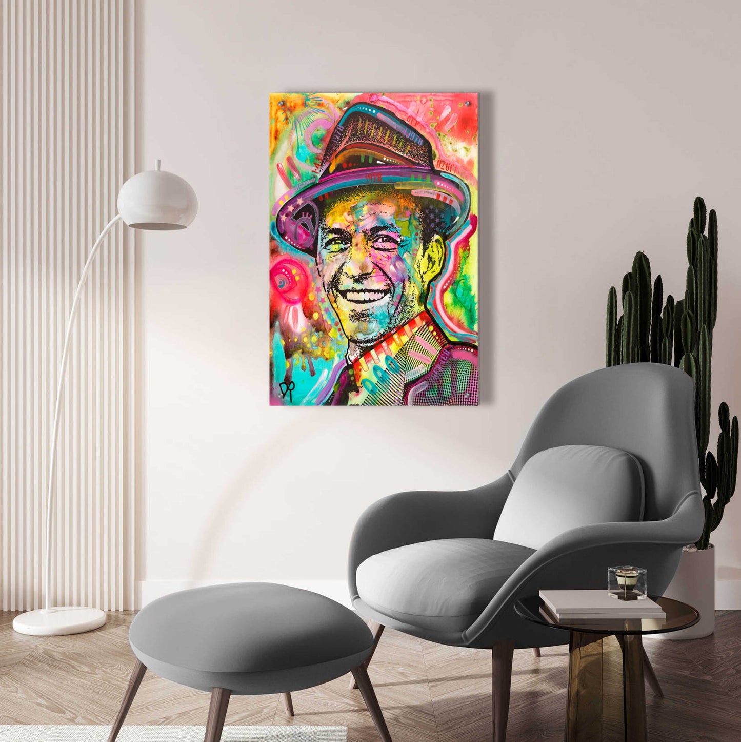 Epic Art 'Frank Sinatra IV' by Dean Russo, Acrylic Glass Wall Art,24x36