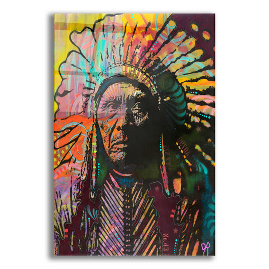 Epic Art 'Native American IV' by Dean Russo, Acrylic Glass Wall Art