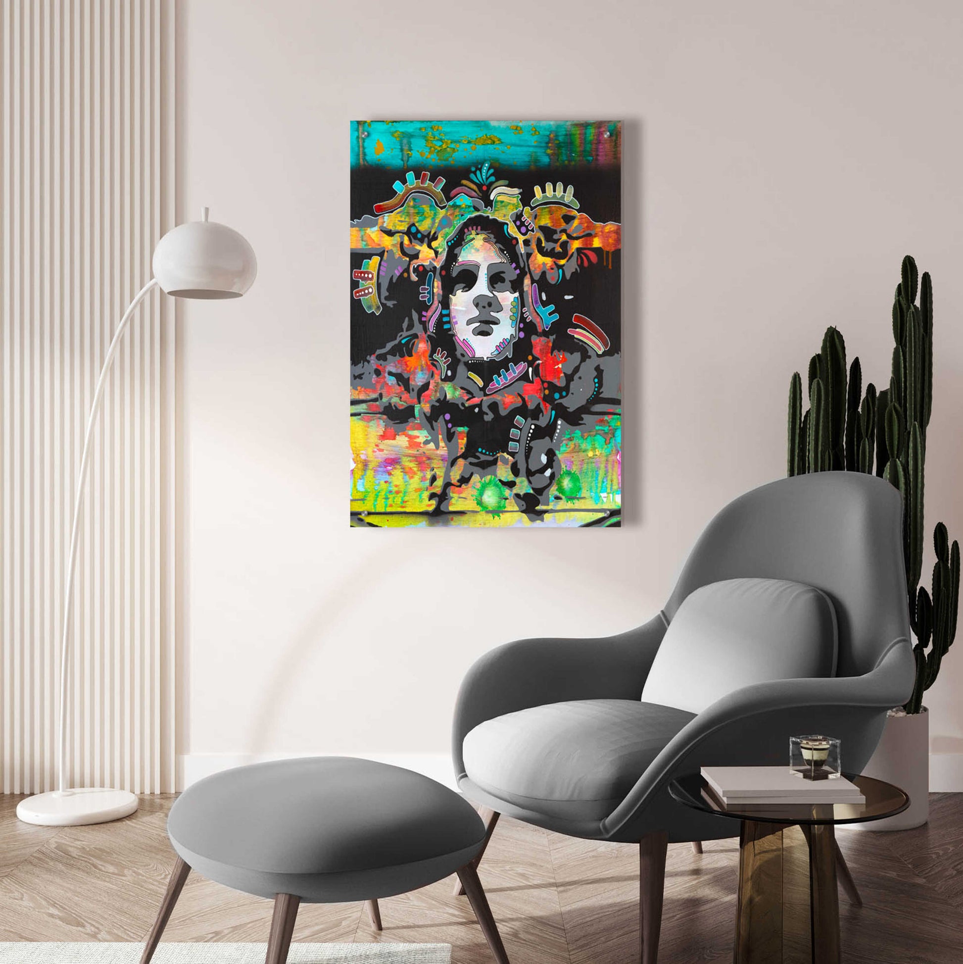 Epic Art 'Psyche' by Dean Russo, Acrylic Glass Wall Art,24x36