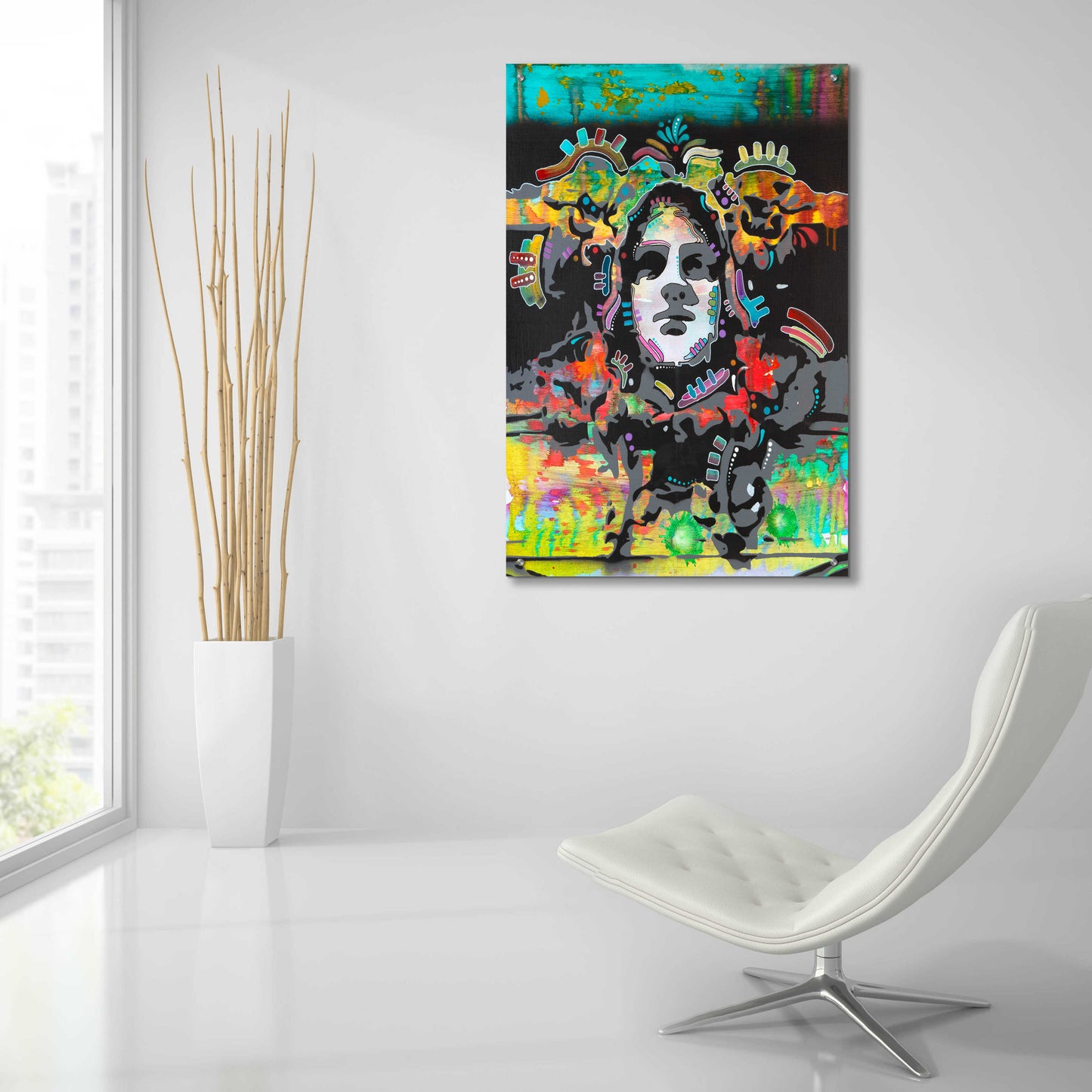 Epic Art 'Psyche' by Dean Russo, Acrylic Glass Wall Art,24x36