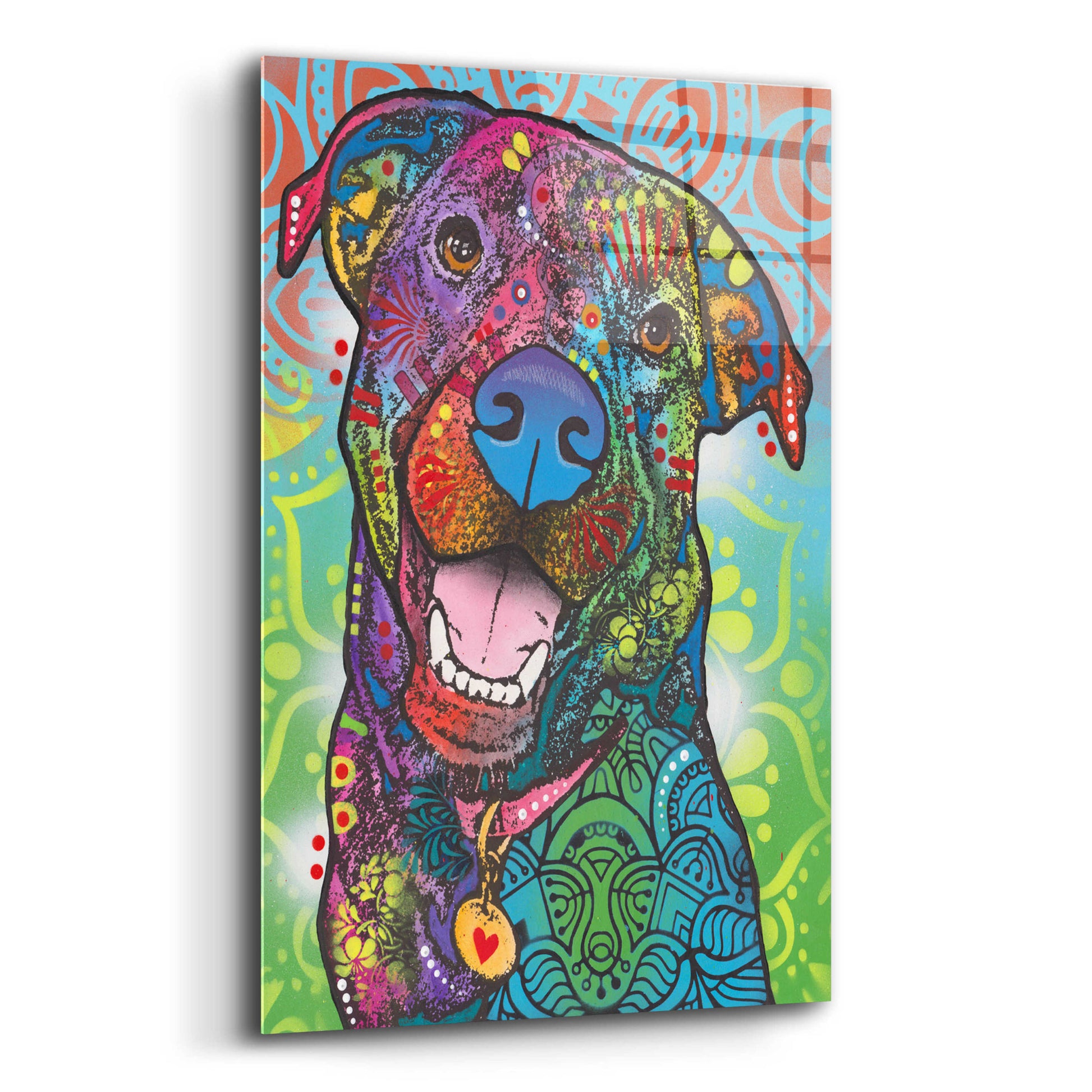 Epic Art 'Louie' by Dean Russo, Acrylic Glass Wall Art,12x16