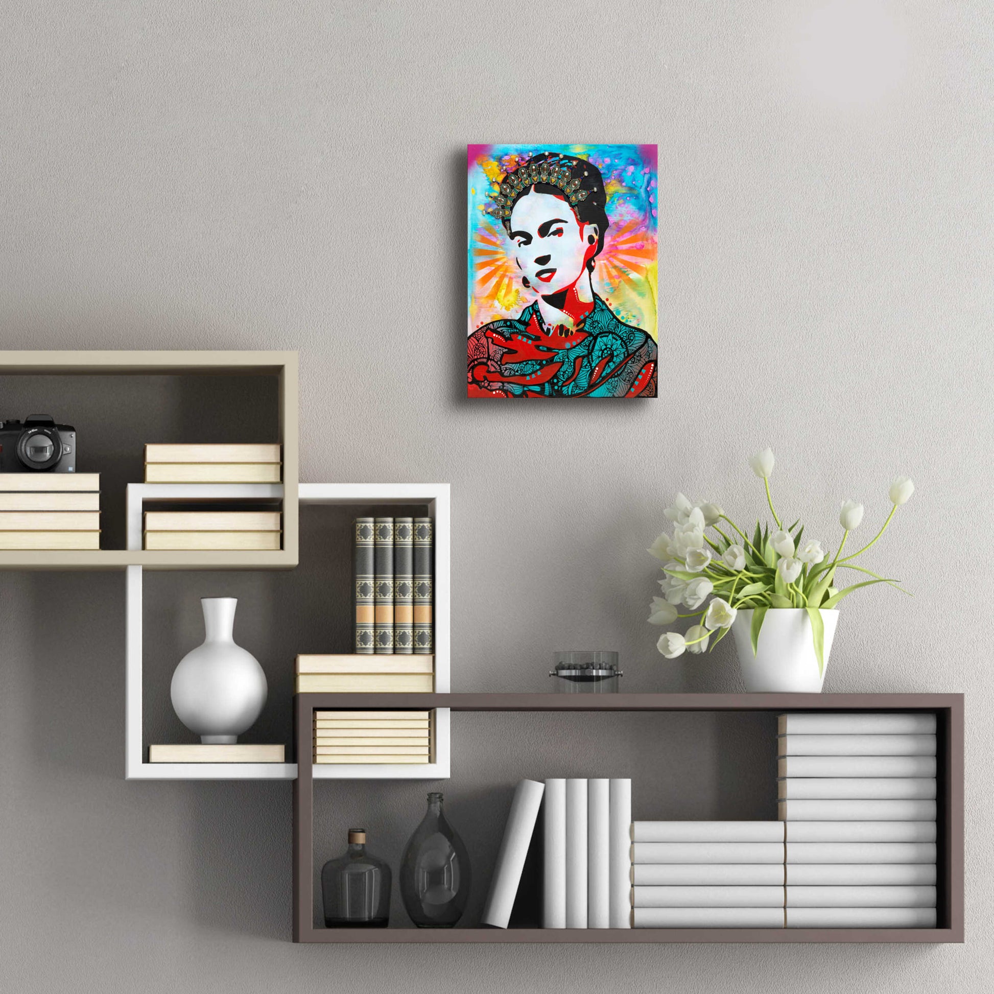 Epic Art 'Kahlo' by Dean Russo, Acrylic Glass Wall Art,12x16
