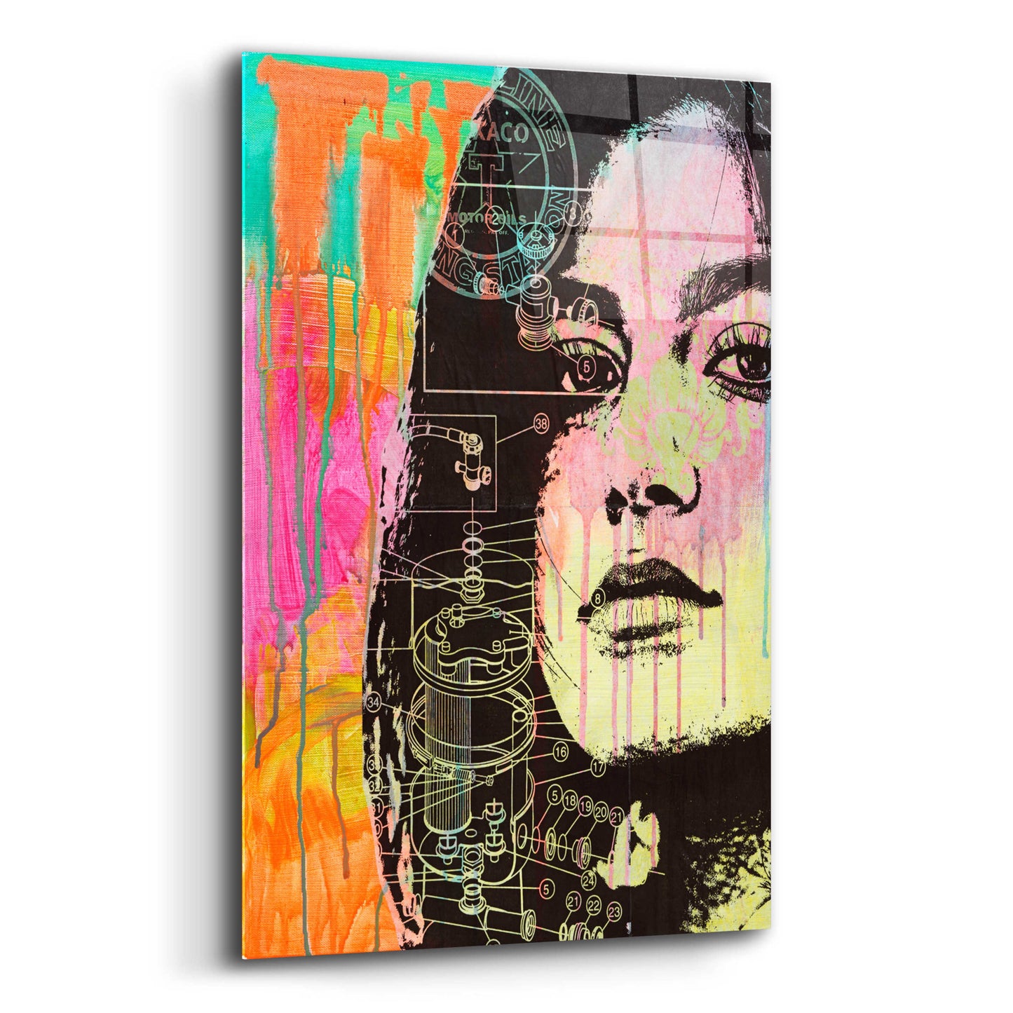 Epic Art 'The Look' by Dean Russo, Acrylic Glass Wall Art,12x16