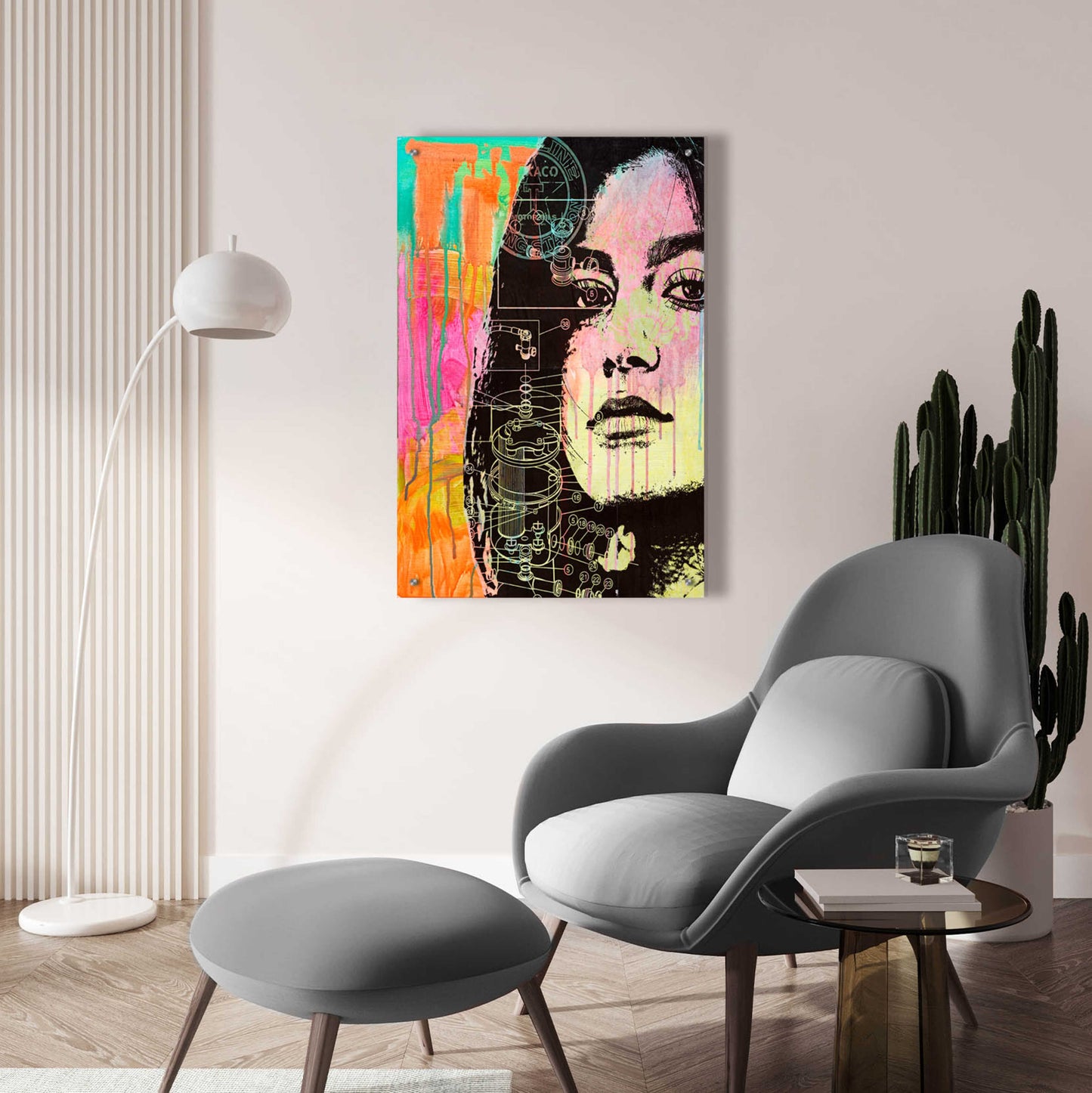 Epic Art 'The Look' by Dean Russo, Acrylic Glass Wall Art,24x36