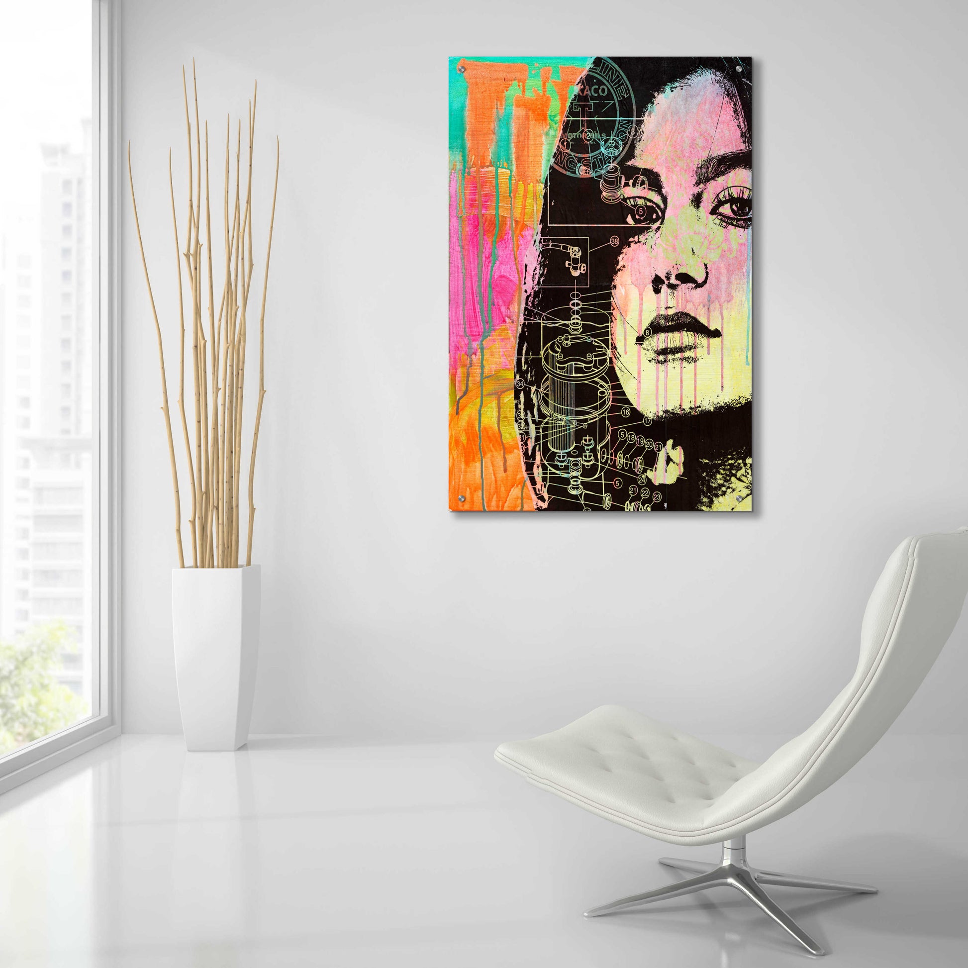 Epic Art 'The Look' by Dean Russo, Acrylic Glass Wall Art,24x36