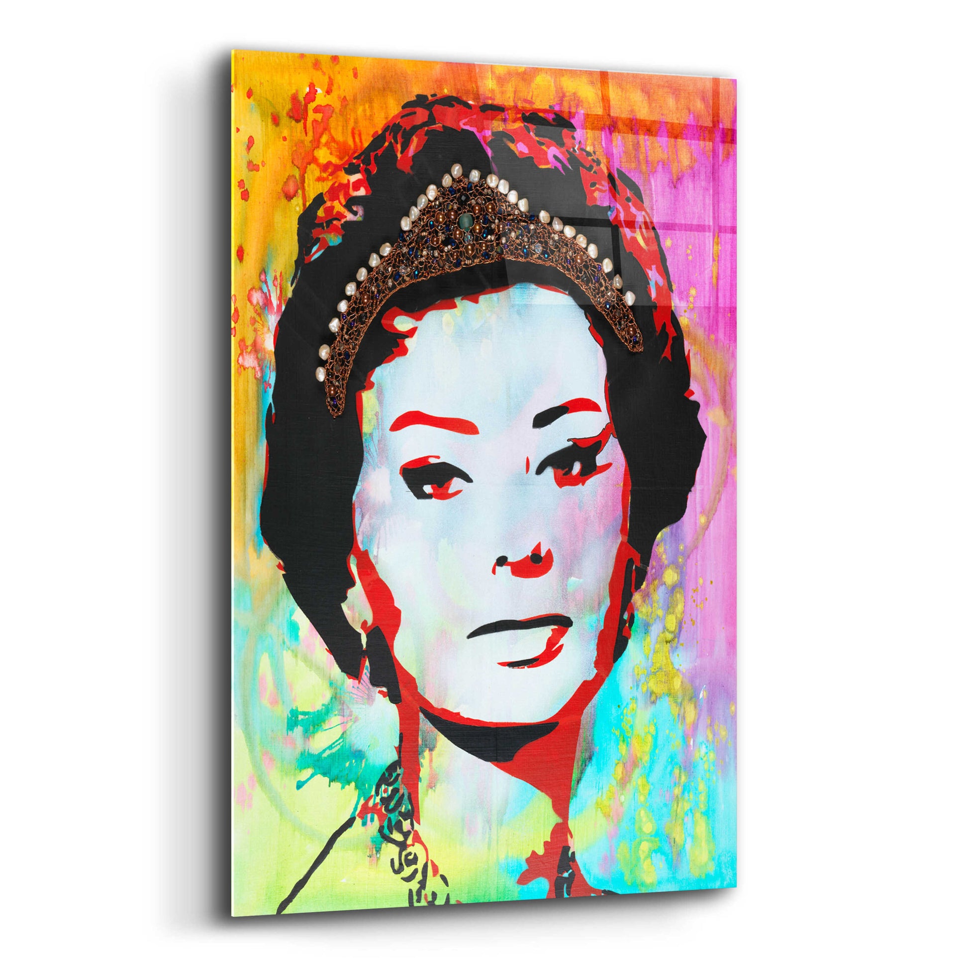 Epic Art 'Glamorous' by Dean Russo, Acrylic Glass Wall Art,12x16