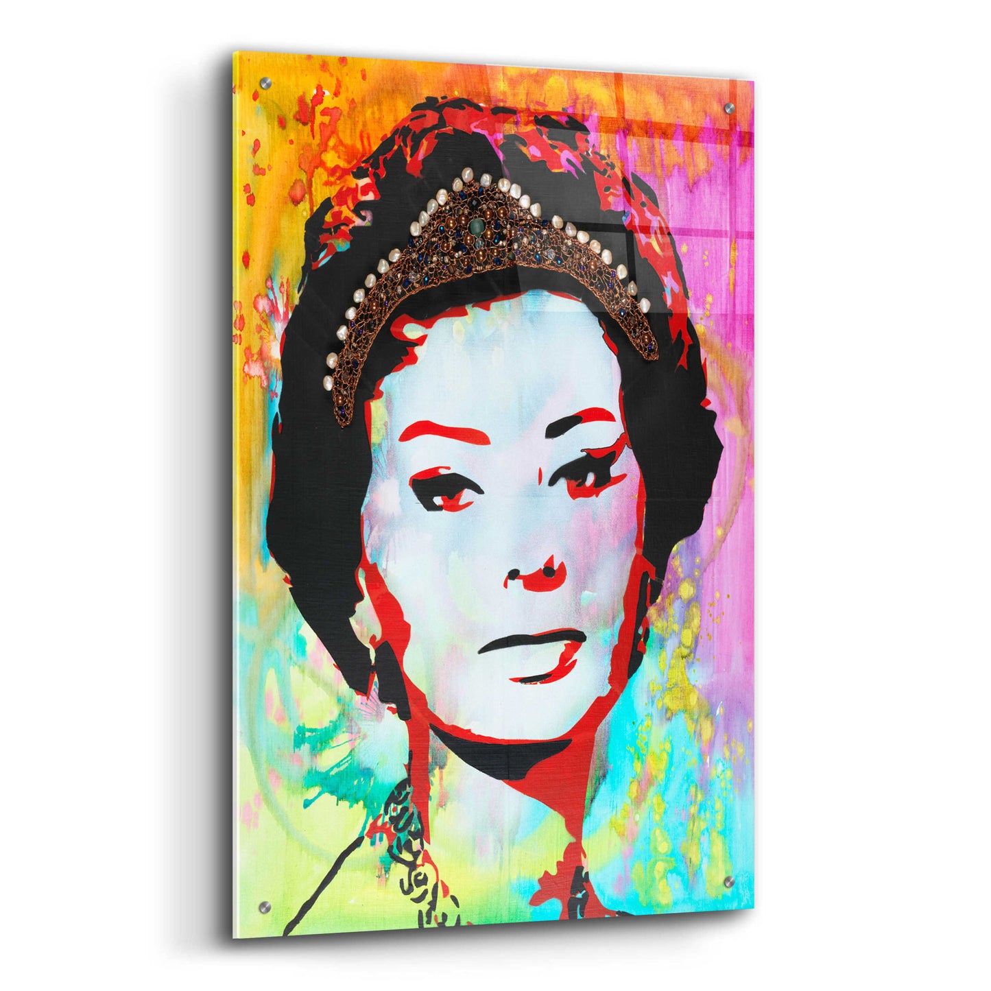 Epic Art 'Glamorous' by Dean Russo, Acrylic Glass Wall Art,24x36