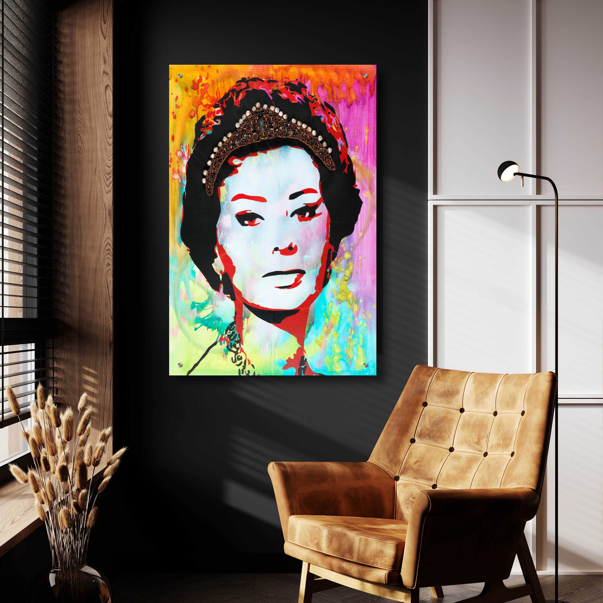 Epic Art 'Glamorous' by Dean Russo, Acrylic Glass Wall Art,24x36