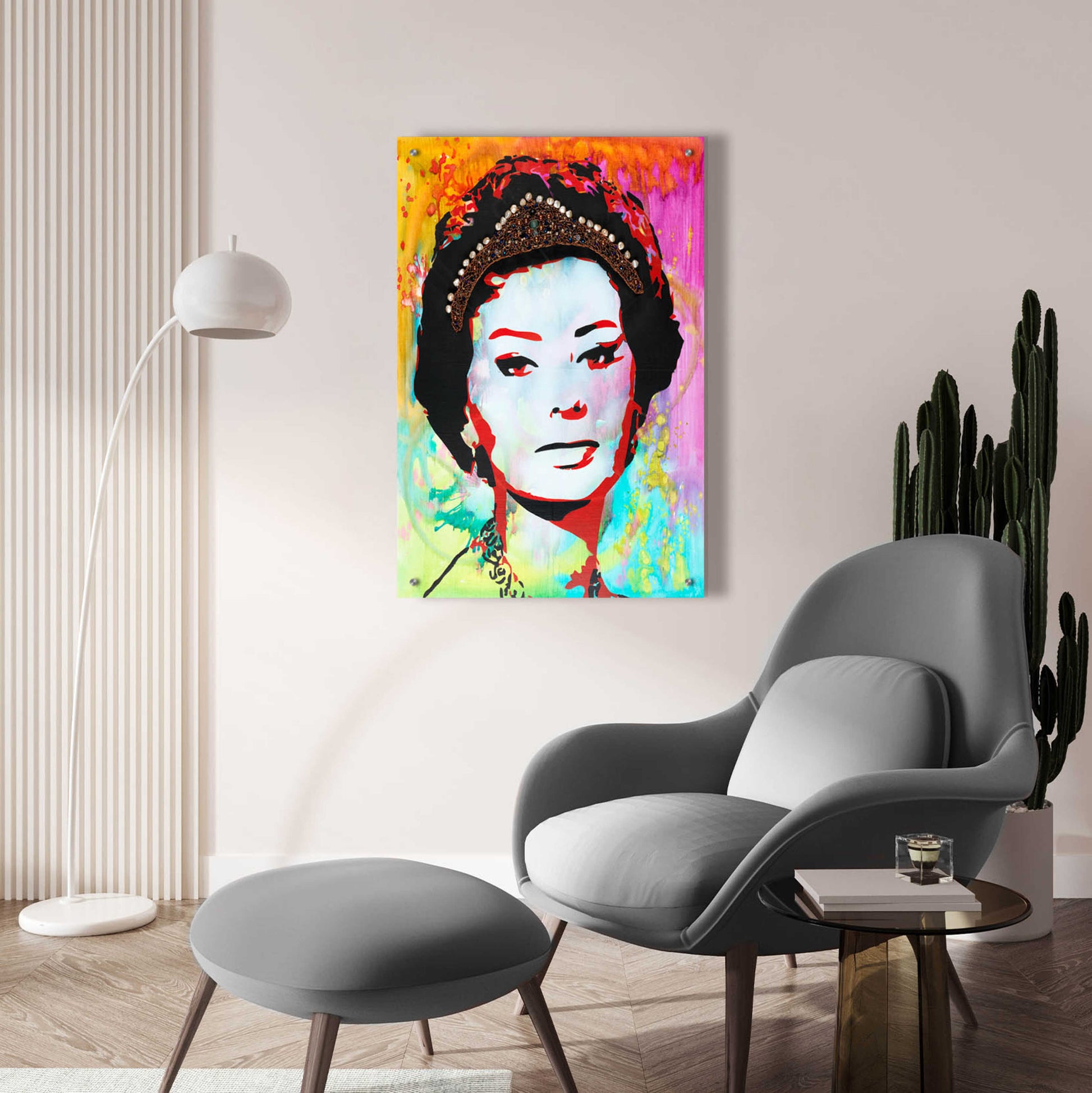 Epic Art 'Glamorous' by Dean Russo, Acrylic Glass Wall Art,24x36