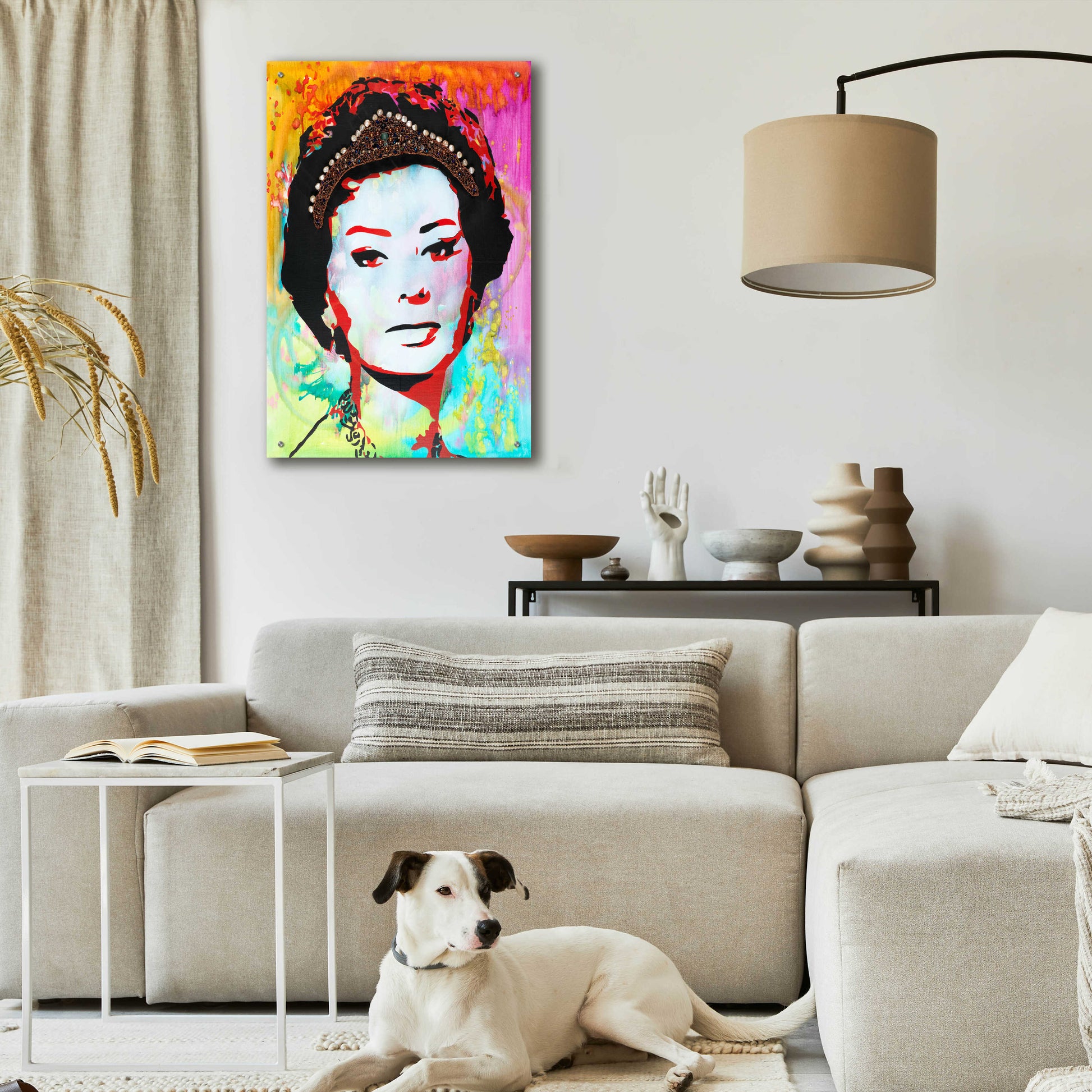 Epic Art 'Glamorous' by Dean Russo, Acrylic Glass Wall Art,24x36