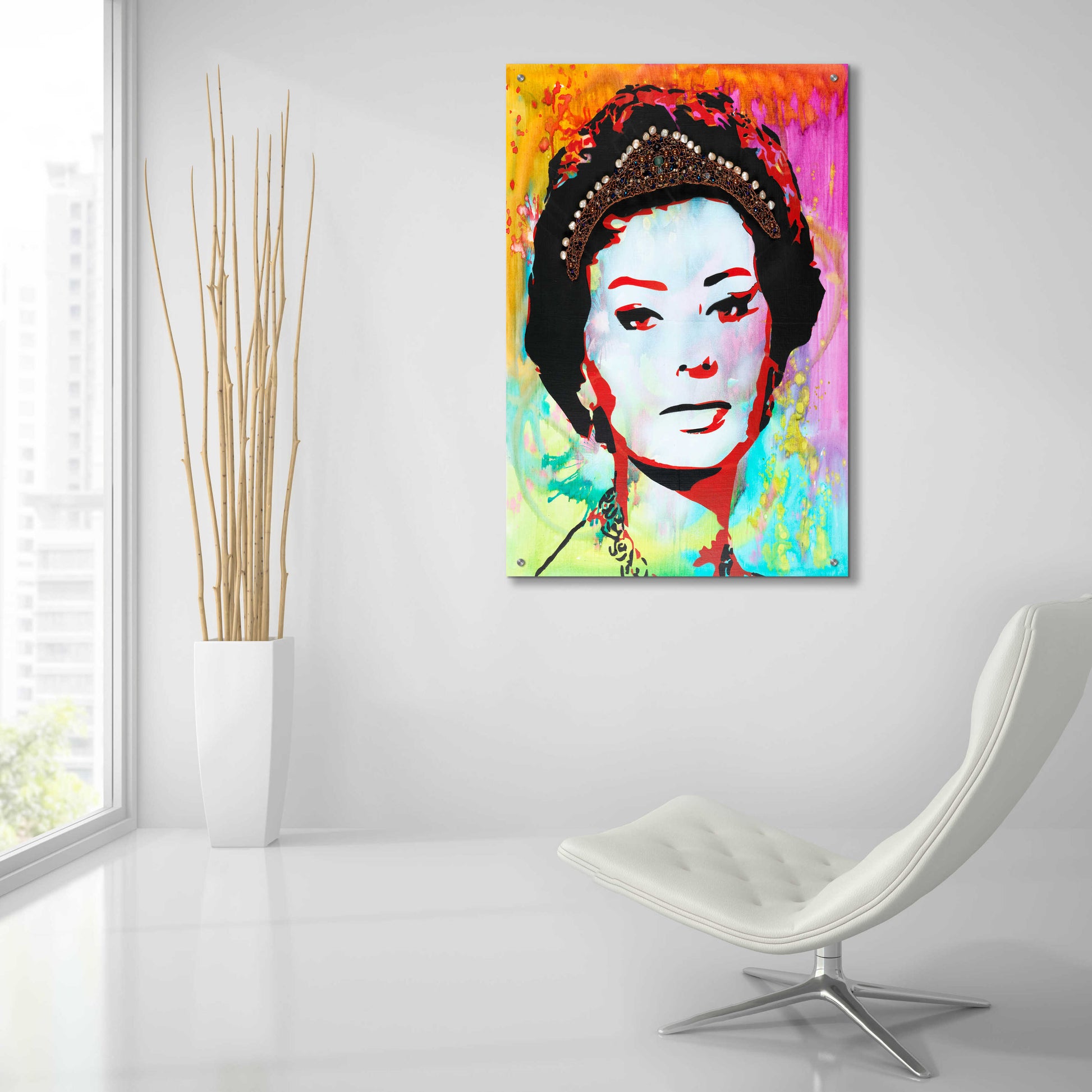 Epic Art 'Glamorous' by Dean Russo, Acrylic Glass Wall Art,24x36