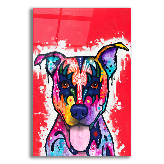 Epic Art 'Kiss Dog' by Dean Russo, Acrylic Glass Wall Art