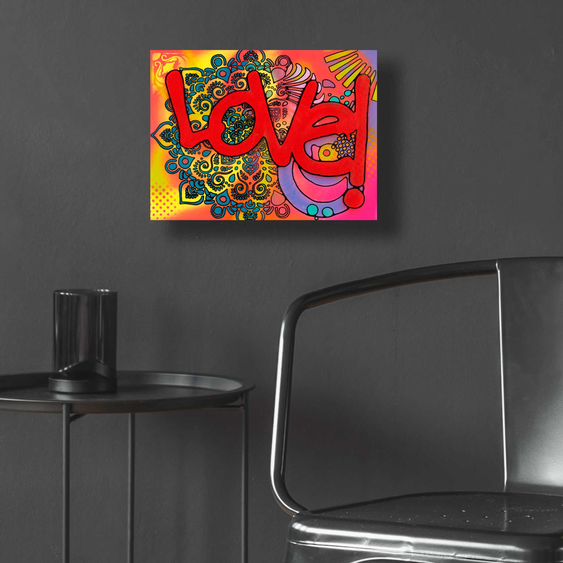 Epic Art 'Love I' by Dean Russo, Acrylic Glass Wall Art,16x12