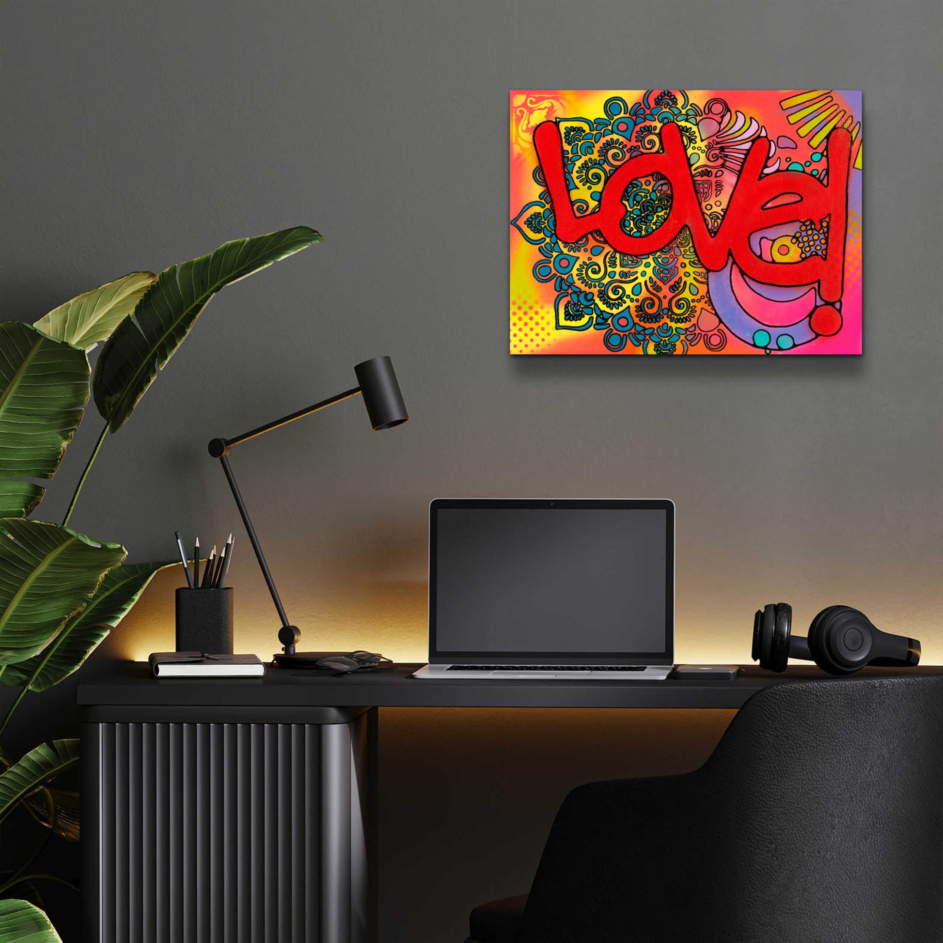 Epic Art 'Love I' by Dean Russo, Acrylic Glass Wall Art,16x12