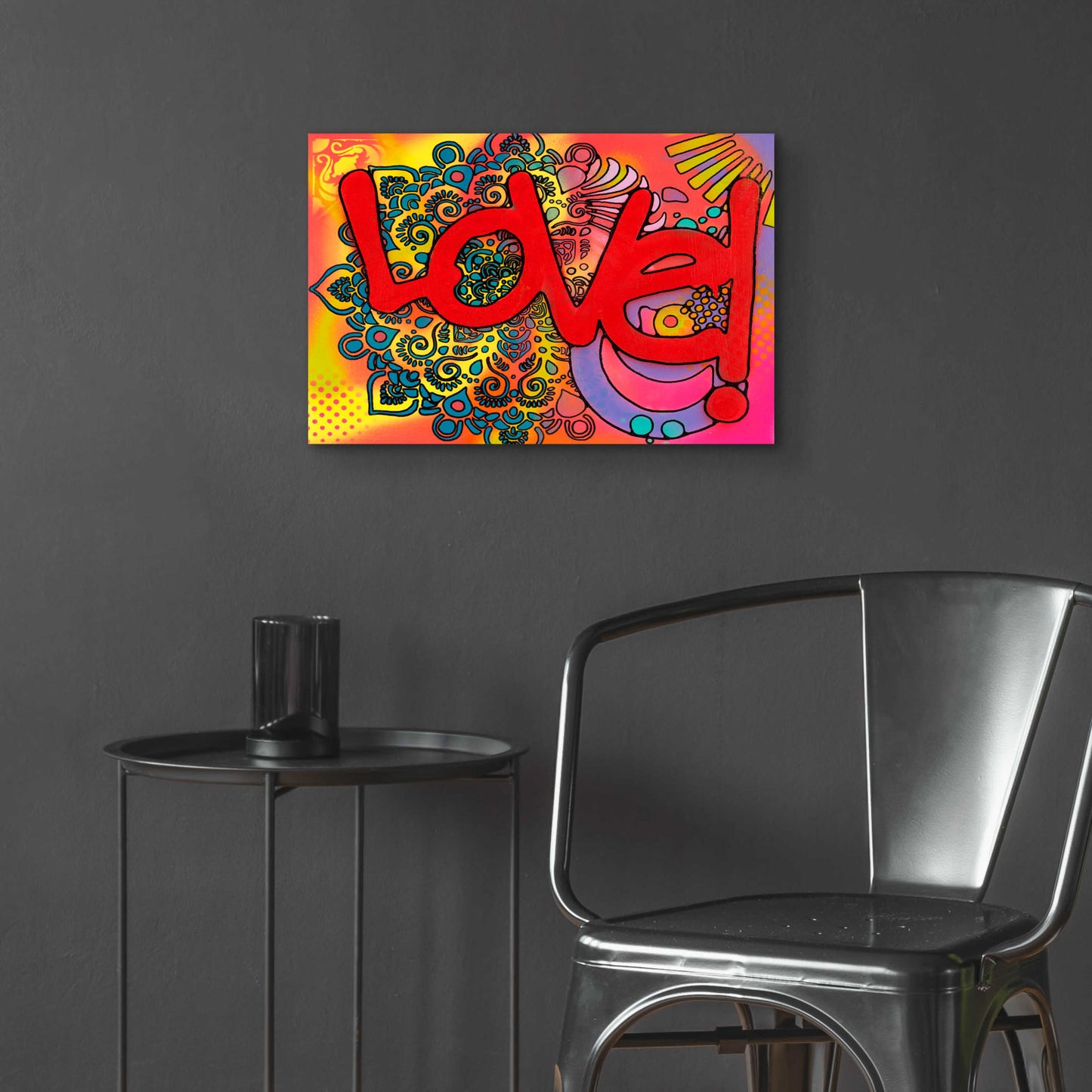 Epic Art 'Love I' by Dean Russo, Acrylic Glass Wall Art,24x16