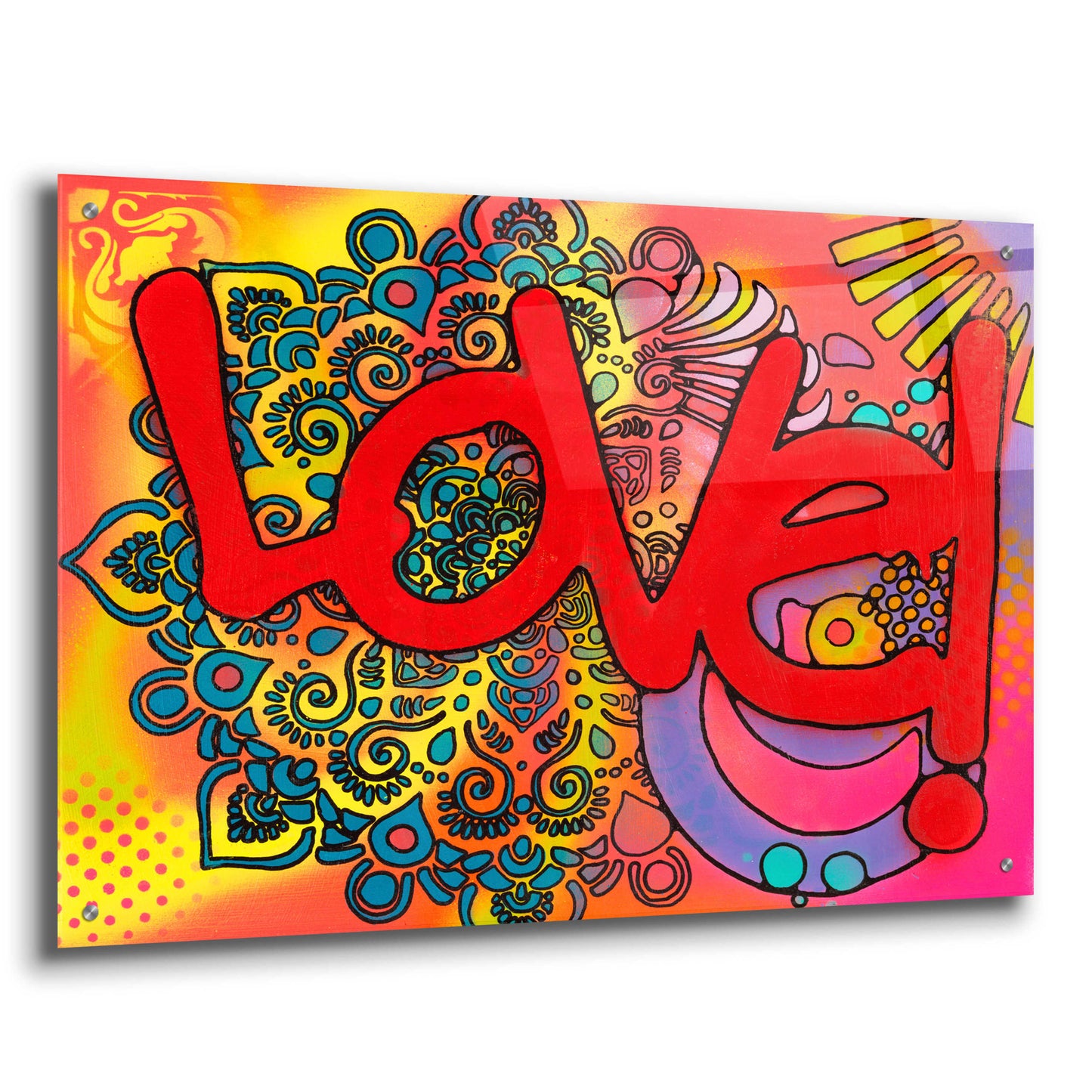 Epic Art 'Love I' by Dean Russo, Acrylic Glass Wall Art,36x24