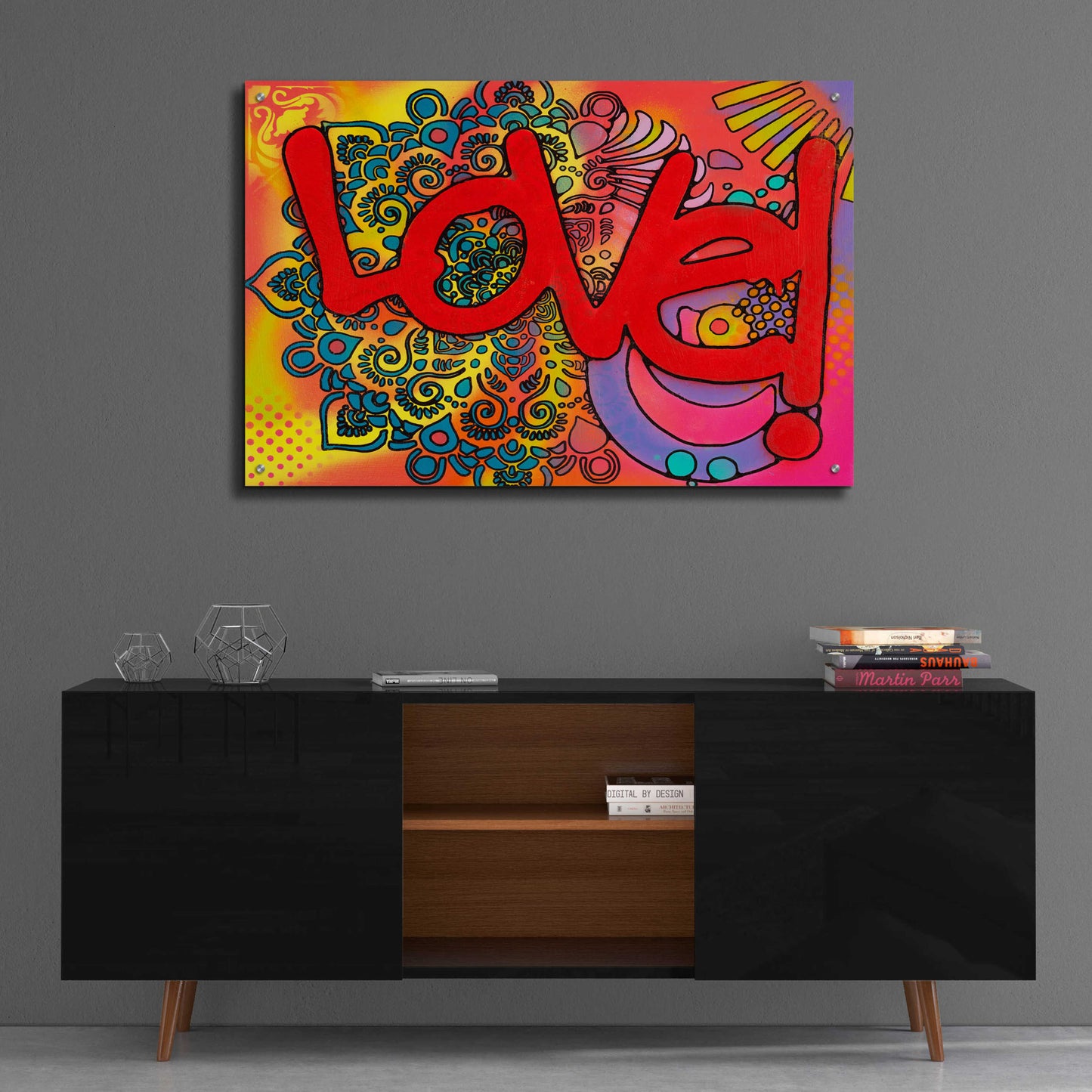 Epic Art 'Love I' by Dean Russo, Acrylic Glass Wall Art,36x24