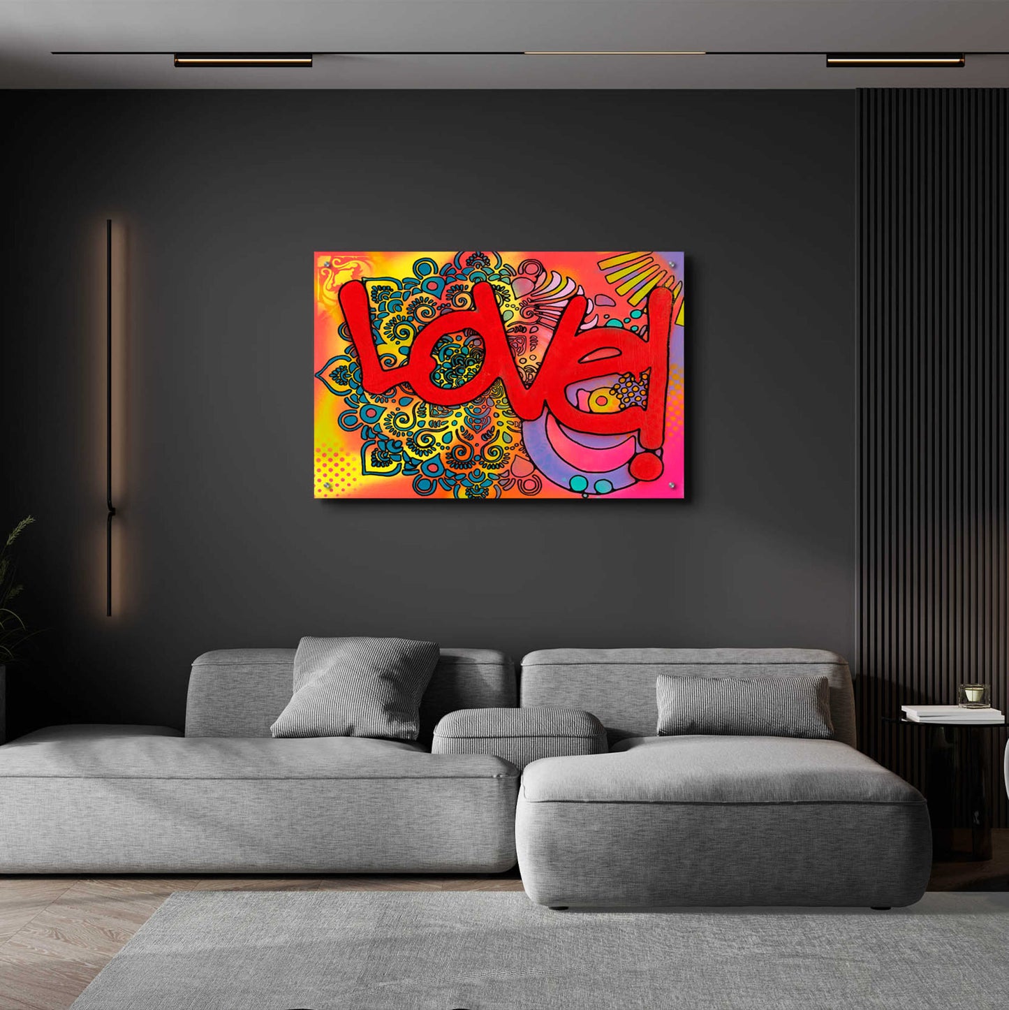 Epic Art 'Love I' by Dean Russo, Acrylic Glass Wall Art,36x24