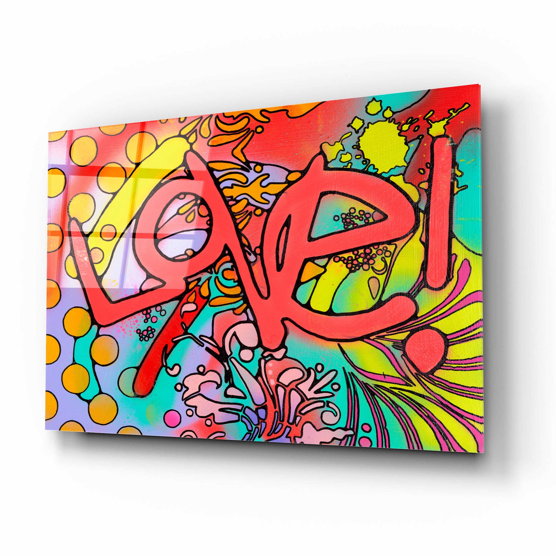 Epic Art 'Love II' by Dean Russo, Acrylic Glass Wall Art,16x12