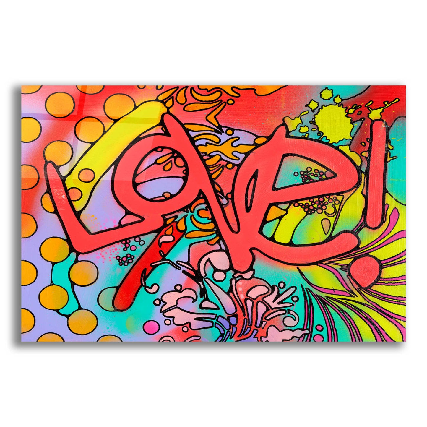 Epic Art 'Love II' by Dean Russo, Acrylic Glass Wall Art,16x12