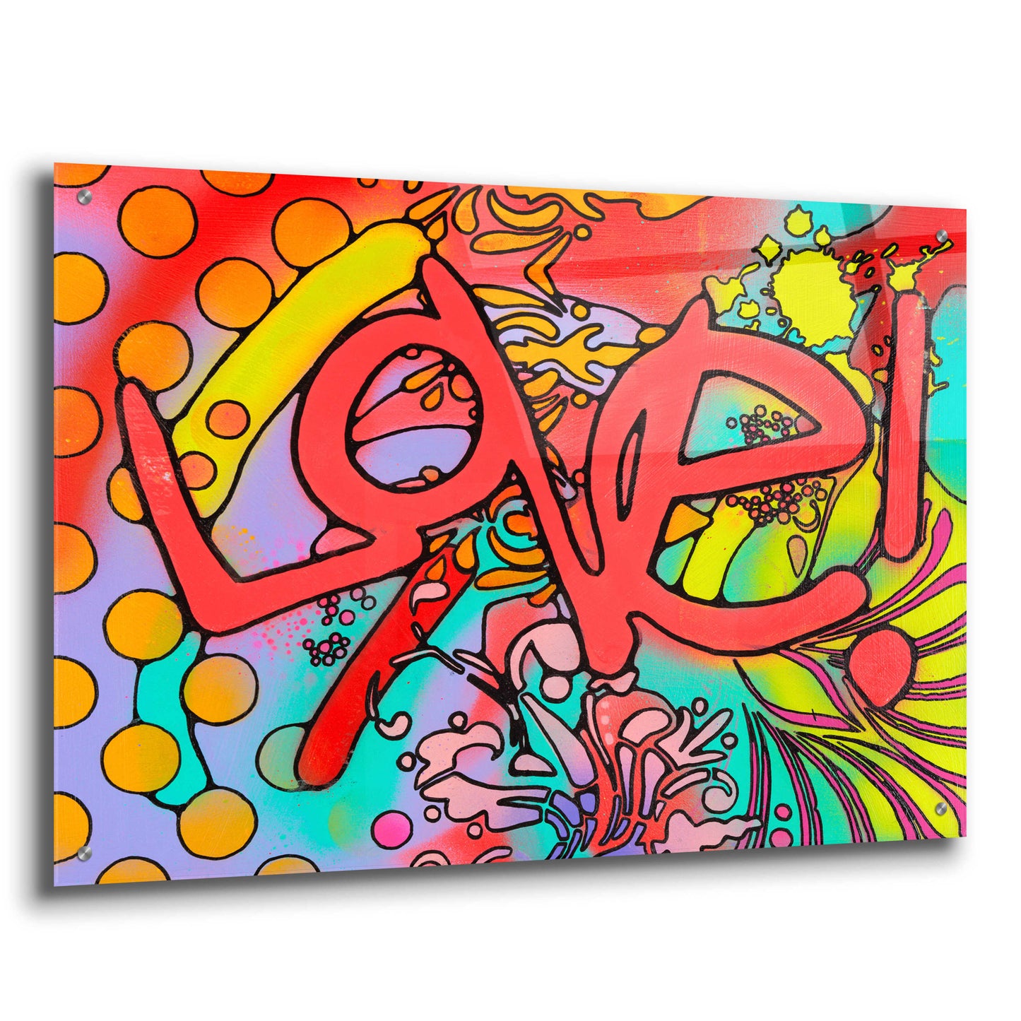 Epic Art 'Love II' by Dean Russo, Acrylic Glass Wall Art,36x24