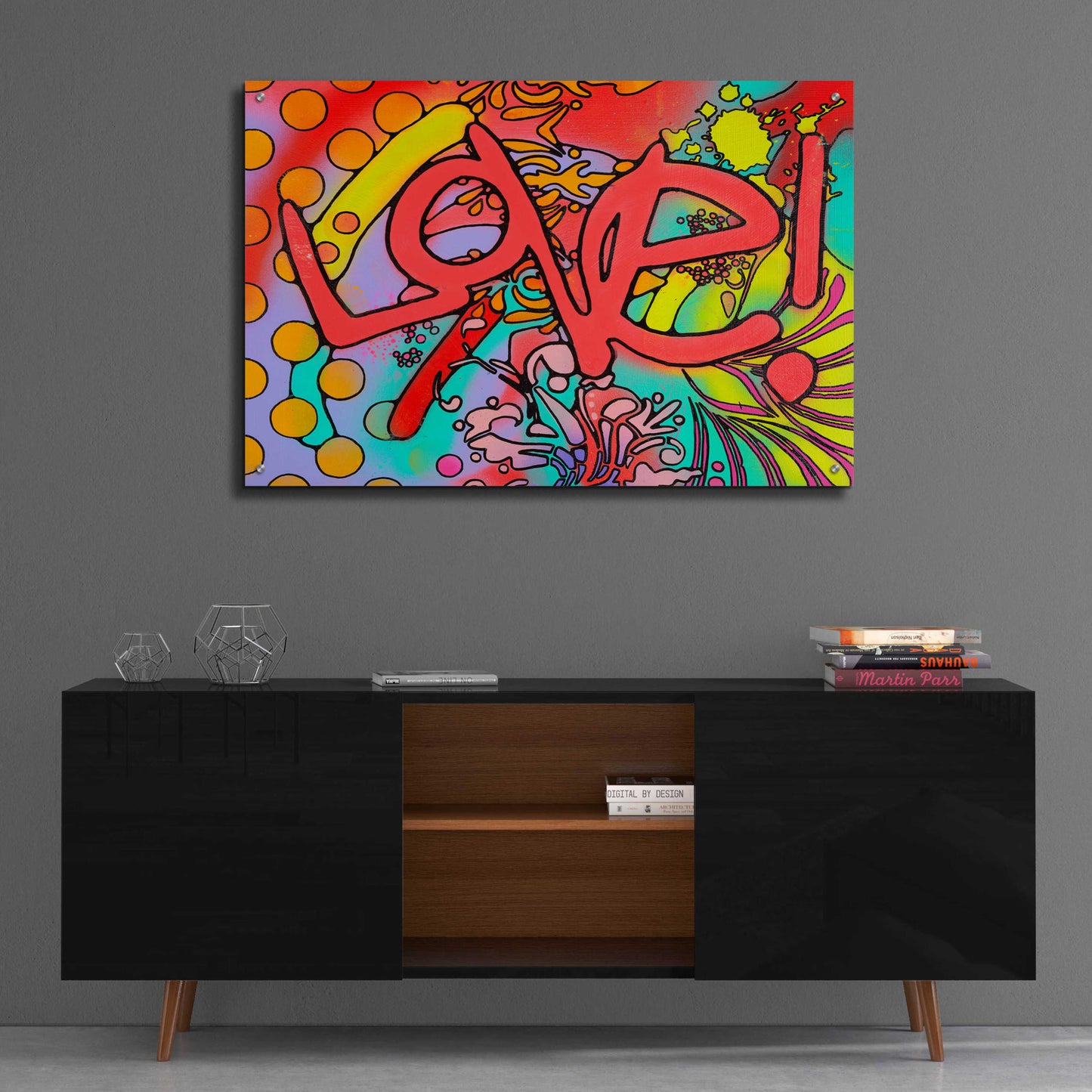 Epic Art 'Love II' by Dean Russo, Acrylic Glass Wall Art,36x24