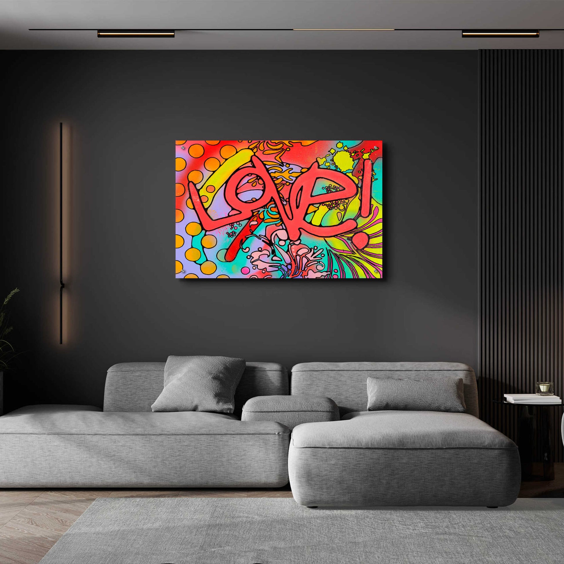 Epic Art 'Love II' by Dean Russo, Acrylic Glass Wall Art,36x24