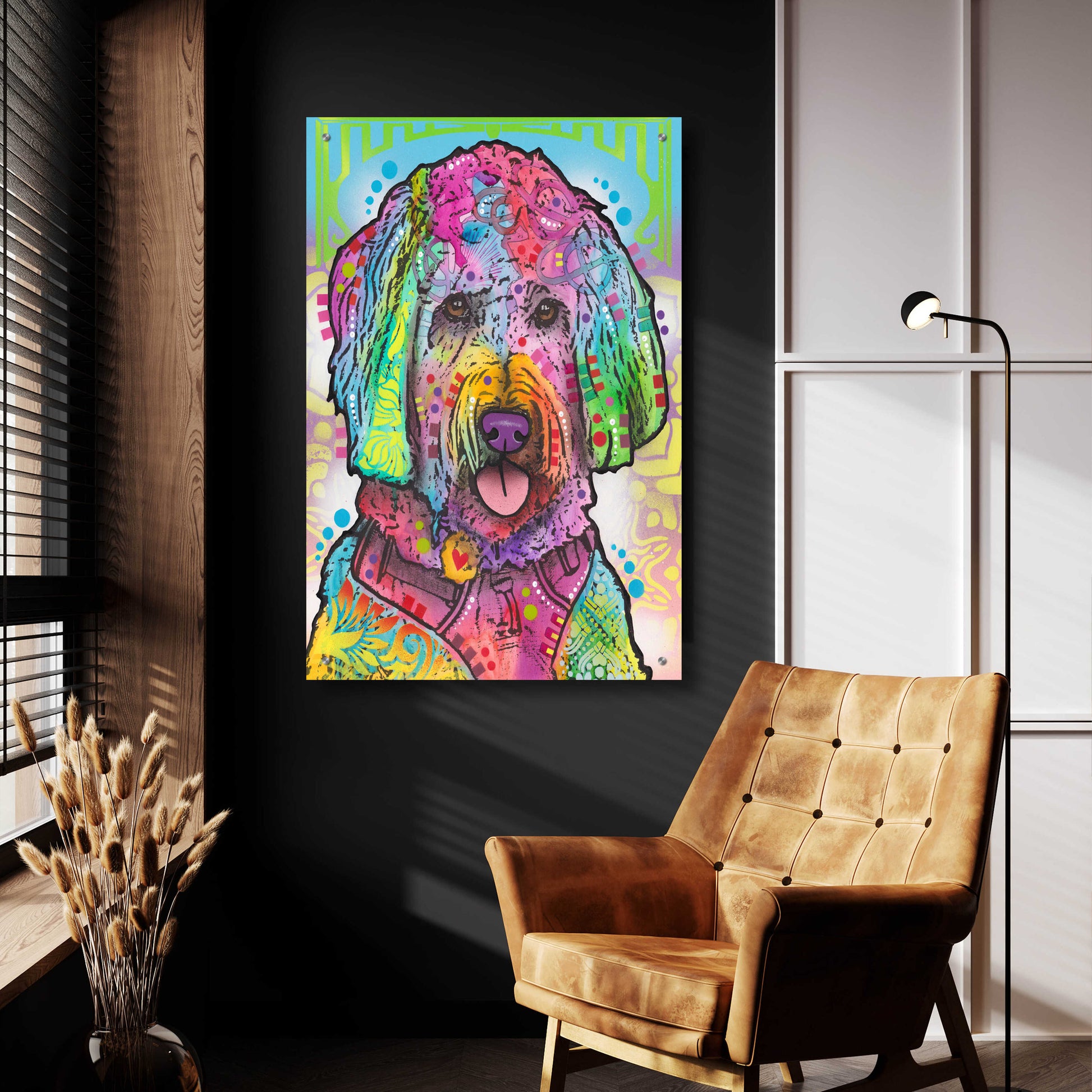 Epic Art 'Layla' by Dean Russo, Acrylic Glass Wall Art,24x36