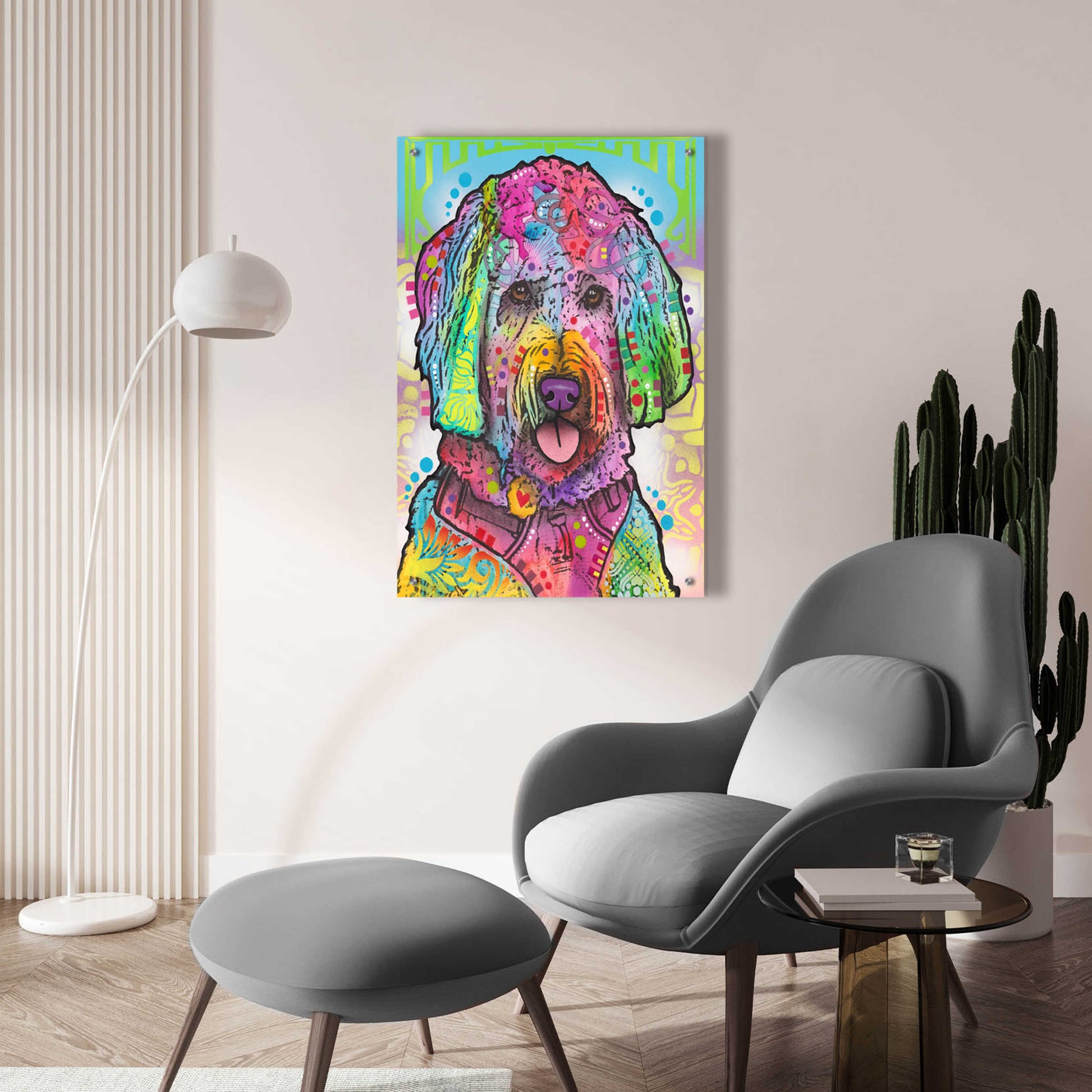 Epic Art 'Layla' by Dean Russo, Acrylic Glass Wall Art,24x36