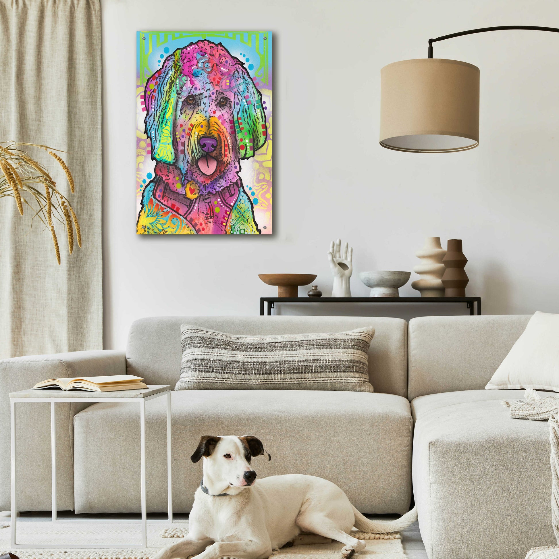 Epic Art 'Layla' by Dean Russo, Acrylic Glass Wall Art,24x36