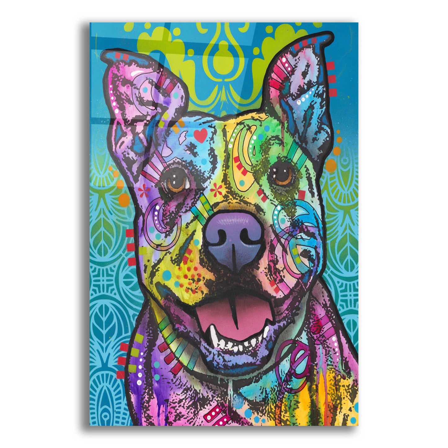 Epic Art 'Butters' by Dean Russo, Acrylic Glass Wall Art,12x16