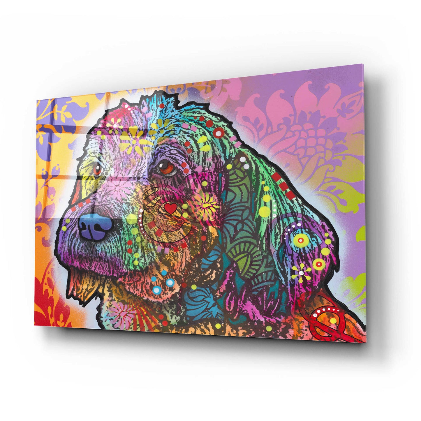 Epic Art 'Jasper' by Dean Russo, Acrylic Glass Wall Art,24x16