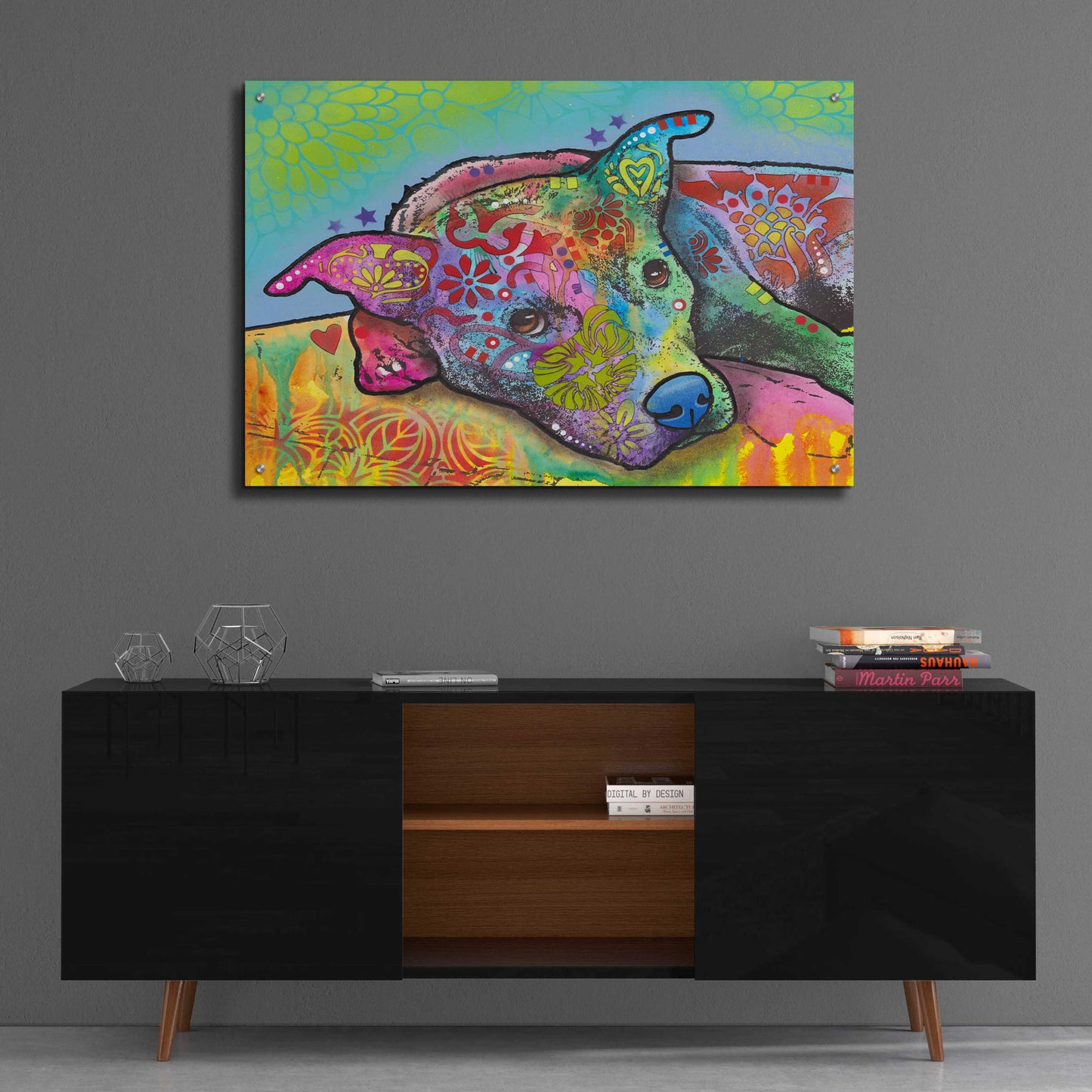 Epic Art 'Riley' by Dean Russo, Acrylic Glass Wall Art,36x24